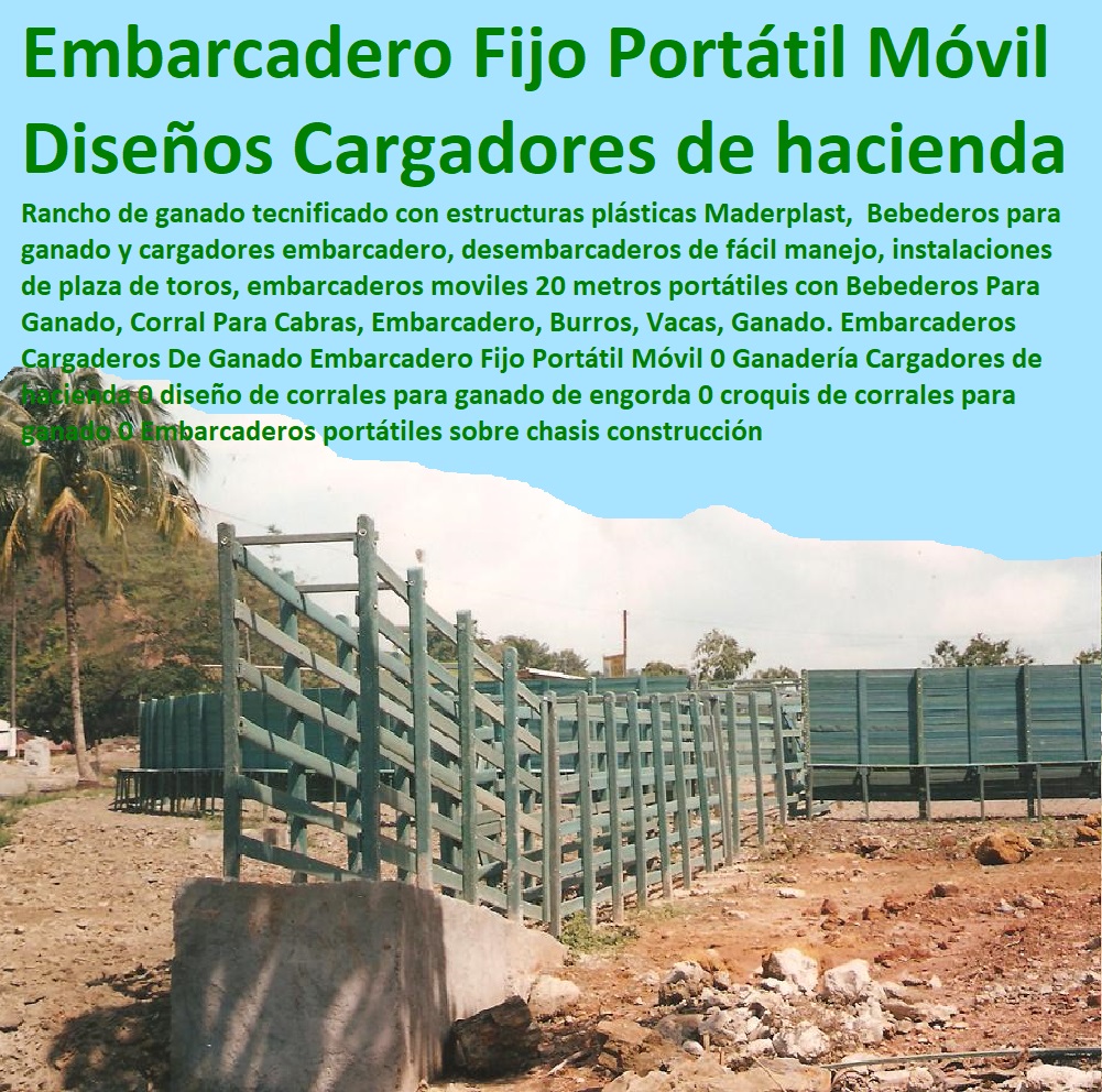 corrales con madera plastica maderplast