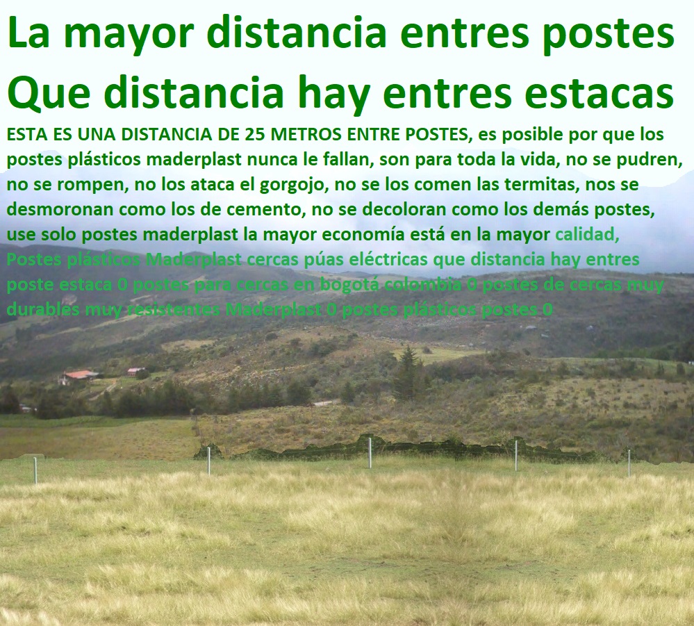 postes plasticos