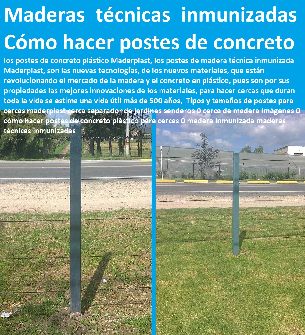 postes plasticos