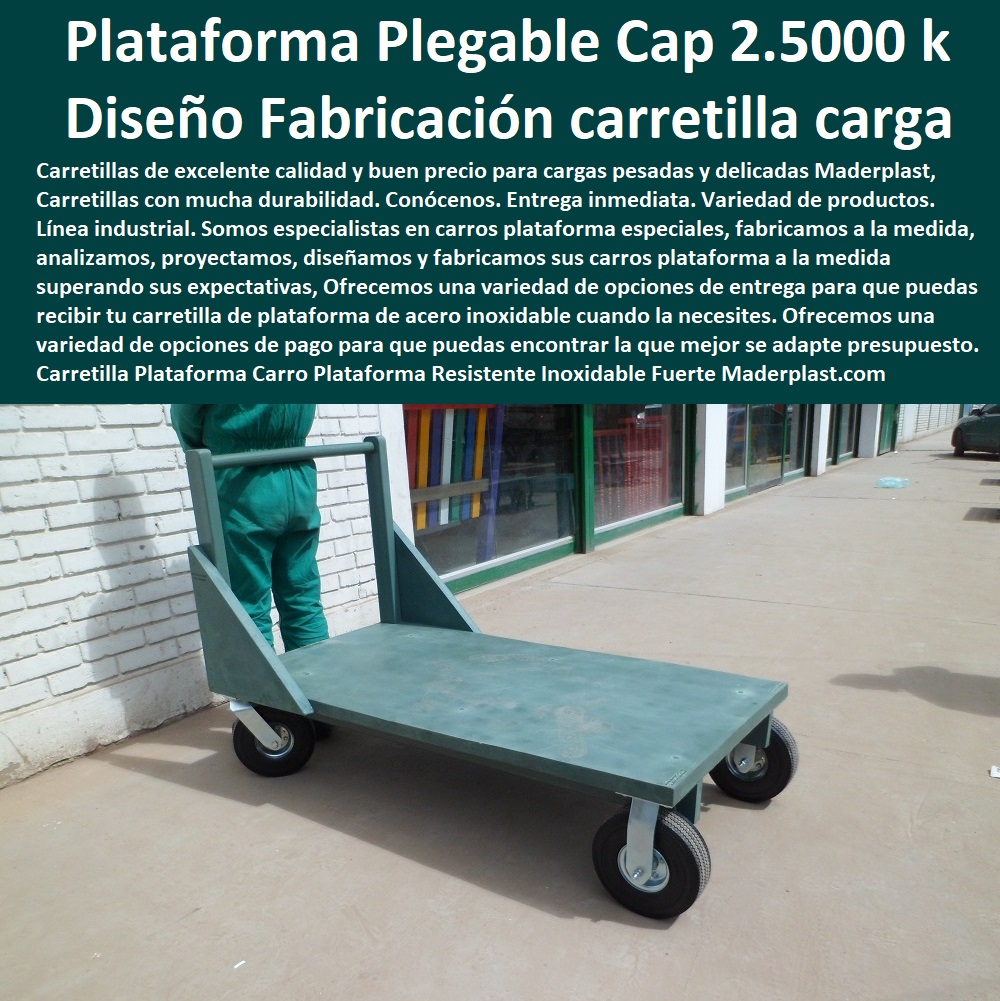 Carro Plataforma para Trabajo Pesado – Rubbermaid Commercial Products
