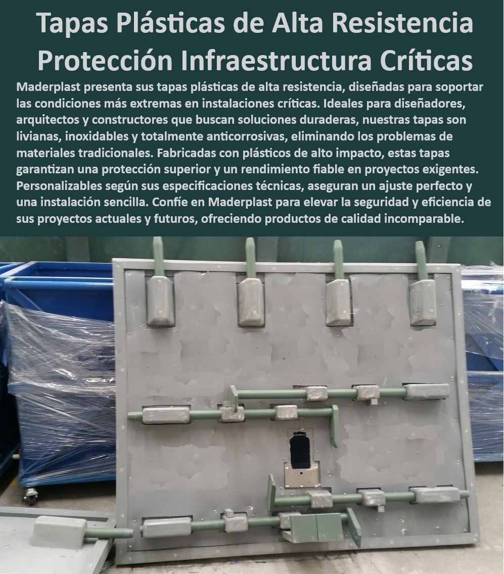 Diseño Construcción Piezas y Productos Maquilas y Maquinados Especiales Maderplast 0 Tapas plásticas resistentes a condiciones extremas 0 Tapas plásticas de alta resistencia para instalaciones críticas 0 Equipos de protección para pozos 0  Tapas de ingeniería avanzada, , Tapas resistentes al agua, , Tapas de alto impacto, , Tapas para telemetría, , Tapas protección infraestructuras, , Tapas para inspección, , Tapas plásticas antirrobo, , Tapas antivandálicas, , Tapas personalizadas a medida, , Tapas para entornos críticos, , Tapas para equipos valiosos, , Tapas para instalaciones críticas, , Tapas para proyectos exigentes, , Tapas resistentes y fiables, , Tapas de inspección estancas, , Tapas anti inundación, , Tapas de alta resistencia, , Tapas plásticas de seguridad, , Tapas industriales seguras, , Tapas anticorrosivas para pozos, , Tapas para cajas seguras, , Tapas de protección superior, , Tapas con sistemas seguridad, , Tapas herméticas antirrobo, , Tapas de plástico duraderas Diseño Construcción Piezas y Productos Maquilas y Maquinados Especiales Maderplast 0 Tapas plásticas resistentes a condiciones extremas 0 Tapas plásticas de alta resistencia para instalaciones críticas 0 Equipos de protección para pozos 0