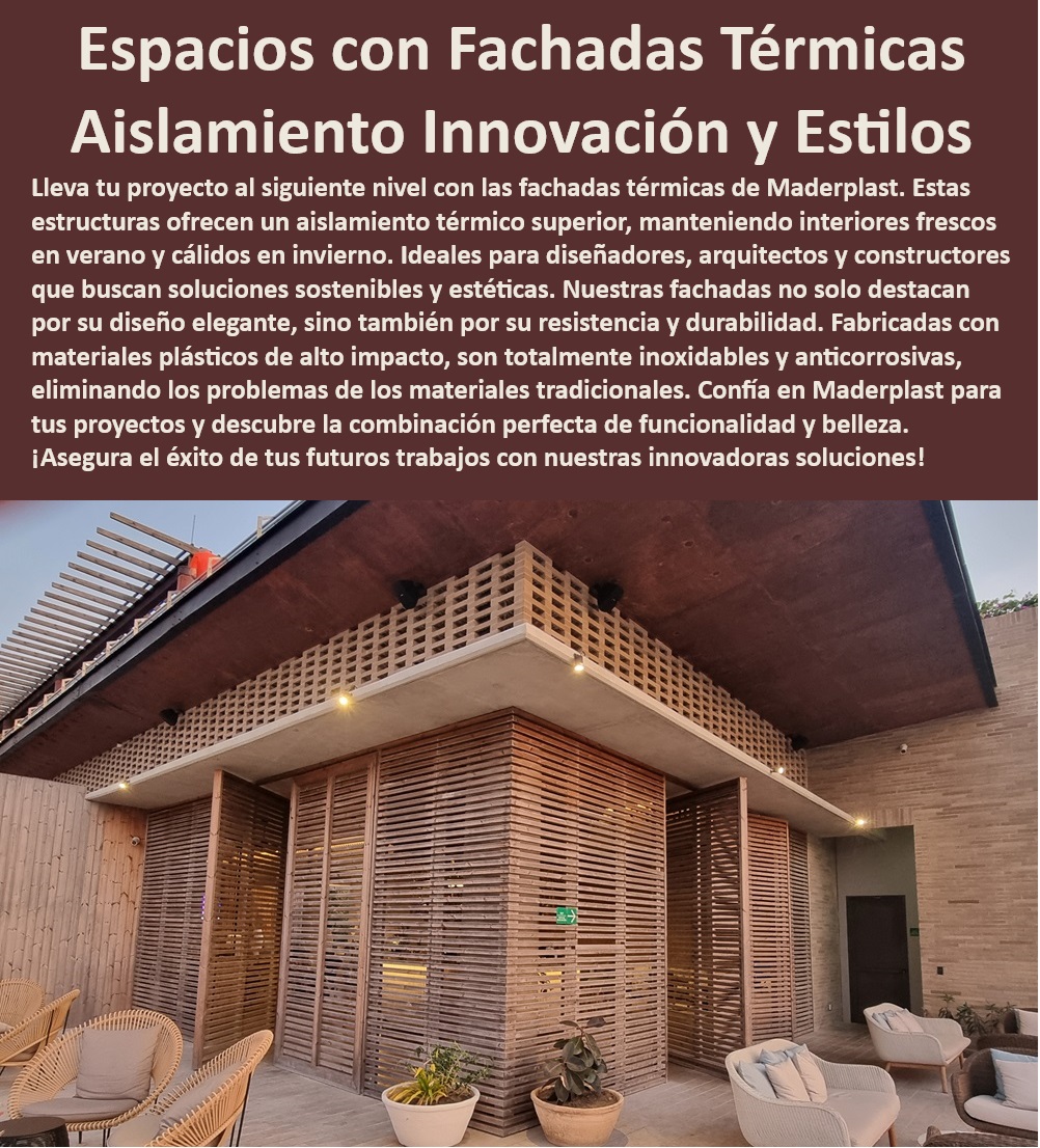 Fachadas Térmicas Y Aislantes Proyectos Ecológicos Estructuras Maderplast 0 MDF Mampostería plástica proyectos ecológicos 0 Innovación en construcción con bloques plásticos 0 Ladrillos plásticos para construcción sostenible 0 Paredes WPC  Diseño elegante y funcional, , Diseño y desarrollo fachadas, , Aislamiento térmico eficaz, , Fachadas modernas y sostenibles, , Tecnología avanzada en plásticos, , Proyectos de alta eficiencia, , Aislante térmico superior, , Resistencia y durabilidad, , Control de ruido y temperatura, , Durabilidad y resistencia superior, , Ventilación y aislamiento eficiente, , Soluciones constructivas innovadoras, , Fachadas térmicas y aislantes, , Soluciones constructivas avanzadas, , Aislante acústico innovador, , Fachadas sostenibles Maderplast, , Sistemas de ventilación integrados, , Materiales plásticos duraderos, , Fachadas ecológicas modernas, , Proyectos arquitectónicos sostenibles, , Innovación en construcción, , Estructuras plásticas resistentes, , Materiales plásticos de calidad, , Fachadas antirruido Maderplast, , Soluciones acústicas Maderplast Fachadas Térmicas Y Aislantes Proyectos Ecológicos Estructuras Maderplast 0 MDF Mampostería plástica proyectos ecológicos 0 Innovación en construcción con bloques plásticos 0 Ladrillos plásticos para construcción sostenible 0 Paredes WPC