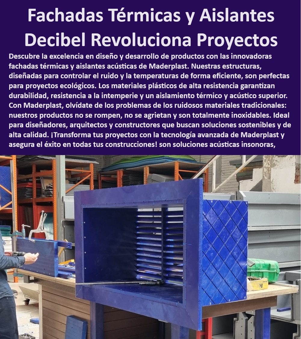 Fachadas Térmicas Y Aislantes Proyectos Ecológicos Estructuras Maderplast 0 Mampostería celosías de ventilación sostenibles 0 Soluciones de ventilación con materiales 0 Rejas de ventanas con persianas integradas 0 Silenciadores de ductos  Diseño y desarrollo de fachadas, , Fachadas ecológicas modernas, , Fachadas duraderas Maderplast, , Control térmico y acústico, , Fachadas para arquitectos, , Mampostería con aislamiento, , Revolución en construcción, , Sistemas de ventilación integrados, , Estructuras acústicas Maderplast, , Aislamiento térmico superior, , Proyectos de alta eficiencia, , Fachadas térmicas y aislantes, , Aislamiento acústico eficiente, , Diseño y construcción eficiente, , Soluciones constructivas modernas, , Fachadas innovadoras y resistentes, , Materiales acústicos de calidad, , Rejas de ventanas integradas, , Tecnología avanzada en plásticos, , Proyectos ecológicos sostenibles, , Celosías de ventilación sostenibles, , Aislantes acústicos innovadores, , Durabilidad y resistencia, , Materiales plásticos alta resistencia, , Soluciones térmicas y acústicas Fachadas Térmicas Y Aislantes Proyectos Ecológicos Estructuras Maderplast 0 Mampostería celosías de ventilación sostenibles 0 Soluciones de ventilación con materiales 0 Rejas de ventanas con persianas integradas 0 Silenciadores de ductos