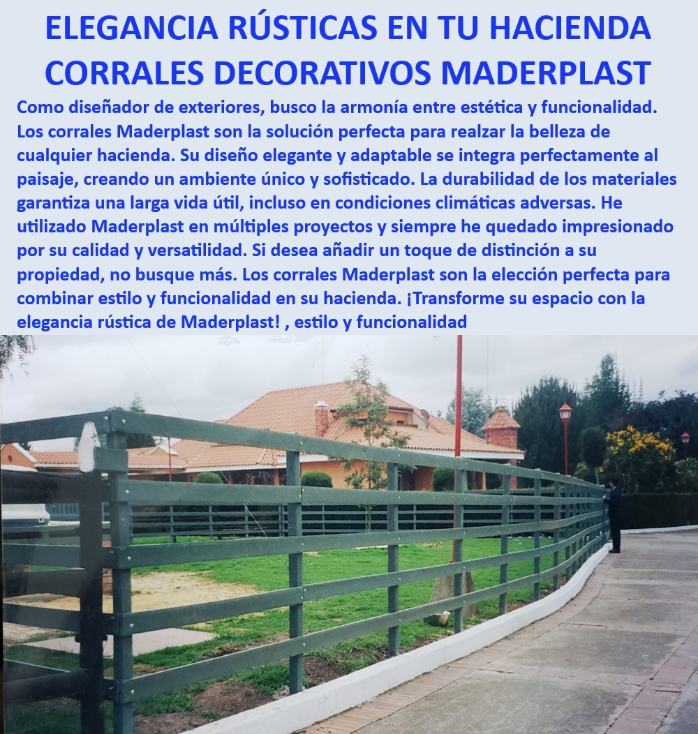 Diseño Decorativo de Corrales Para Haciendas Cercas Vallas Cerramientos Maderplast Cercados decorativos que mejoran la propiedad, - Cercas para ganado de estilo rústico elegante, - Corrales sin mantenimiento para climas extremos, - Cercas de alta resistencia para climas adversos, - Cercas que combinan durabilidad y elegancia, - Cercados decorativos con estilo y funcionalidad, - Cercas para fincas con diseño sofisticado, - Corrales exclusivos de diseño adaptable, - Corrales decorativos para haciendas elegantes, - Cercas ganaderas con diseño de alta calidad, - ¿Cómo mejorar la estética de mi finca con corrales?, - Corrales con estilo para fincas ganaderas, - ¿Qué corrales ofrecen estilo y funcionalidad en climas extremos?, - Cercas decorativas que garantizan seguridad, - Cercas rústicas para exteriores sofisticados, - Corrales duraderos sin necesidad de mantenimiento, - Corrales exteriores de fácil instalación, - Cercas exteriores resistentes a la intemperie, - Diseño de corrales que realzan el paisaje, - Cercas personalizadas para haciendas exclusivas, - ¿Dónde comprar cercas rústicas para exteriores elegantes?, - Corrales para haciendas con resistencia garantizada, - Corrales para haciendas con diseño innovador, - Corrales ecológicos de larga vida útil, - Corrales que combinan estética y funcionalidad, - Corrales de exterior que mejoran la estética, - ¿Qué cercas decorativas son duraderas y sin mantenimiento?, - Diseño de corrales adaptables a cualquier entorno, - ¿Cuál es el mejor corral decorativo para una hacienda?, - Corrales decorativos con tecnología avanzada 0 Cercas para ganado Corrales decorativos exclusivos Corrales que destacan adaptabilidad y estilo Exteriores Innovación Exclusividad 0 Diseño Decorativo de Corrales Para Haciendas Cercas Vallas Cerramientos Maderplast 0 Cercas para ganado Corrales decorativos exclusivos Corrales que destacan adaptabilidad y estilo Exteriores Innovación Exclusividad 0