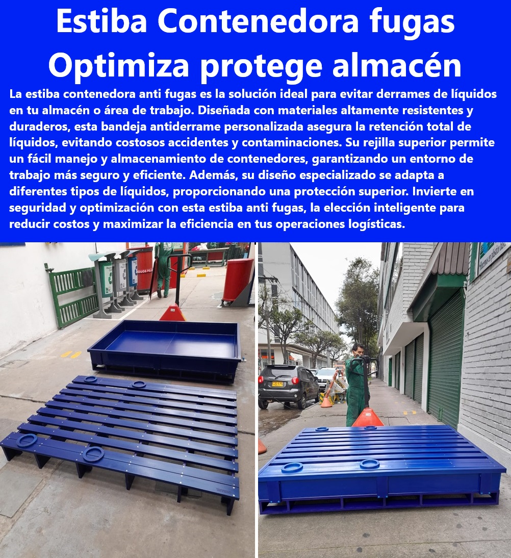 Bandeja Contención Antiderrame Estiba Contenedora AntiFugas Rejilla Maderplast Reducción costos limpieza derrames accidentales AntiFugas Bandeja para líquidos peligrosos AntiFugas Bandeja retenedora para líquidos AntiFugas Estibas PP Innovación en estibas con protección de fugas - Pallets especializados para contención de líquidos - Soluciones anti fugas para almacenamiento seguro - Pallets para optimizar manejo de materiales peligrosos - Pallets de alto rendimiento para derrames - Necesito una solución para almacenamiento seguro de líquidos, ¿qué tiene Maderplast? - Estibas con sistema antiderrame personalizado - Sistemas anti fugas eficientes para la industria - Mejores prácticas de seguridad con estibas de Maderplast - Busco estibas robustas para contener derrames, ¿cuáles son las opciones? - Estibas para almacenamiento de líquidos industriales - ¿Cómo pueden las estibas de Maderplast proteger contra fugas de líquidos? - Estibas de seguridad para sustancias tóxicas - Reducción de riesgos en almacenes con estibas seguras - ¿Qué productos tiene Maderplast para mejorar la seguridad en mi almacén? - ¿Qué estibas ofrece Maderplast para manejar derrames en almacenes? - Eficiencia operacional con estibas de contención - Manejo de líquidos en entornos industriales con estibas - Contenedores con bandeja antiderrame robusta - Protección avanzada contra fugas en almacenes - Estibas con rejillas para contención de derrames - Optimización de espacios con estibas seguras - Estibas resistentes para logística de químicos - Estibas contenedoras de fugas industriales - Estibas con contención total para líquidos - Sistemas de estibas para optimización de almacenamiento - Estibas de alta durabilidad para industrias reguladas - Pallets con protección contra derrames químicos - Manejo eficiente de líquidos peligrosos en almacenes - Soluciones Maderplast para manejo de sustancias peligrosas Bandeja Contención Antiderrame Estiba Contenedora AntiFugas Rejilla Maderplast - Reducción costos limpieza derrames accidentales AntiFugas - Bandeja para líquidos peligrosos AntiFugas - Bandeja retenedora para líquidos AntiFugas - Estibas PP