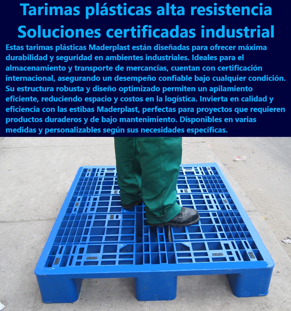 Catálogo Estibas Pallets Plásticos Brochure Tarimas Trabajo Pesado Maderplast Tarimas plásticas para almacenamiento seguro Estibas con certificación Tarimas plásticas Tarimas lisas Compra tarimas plásticas almacenamiento eficientes Tarimas optimizadas para reducir costos operativos - Tarimas durables para condiciones extremas - Pallets personalizables para necesidades específicas - Soluciones de tarimas para proyectos industriales - Tarimas de alta resistencia para logística avanzada - Tarimas de plástico ideales para almacenamiento seguro - Tarimas industriales con certificación internacional Maderplast - Soluciones certificadas para almacenamiento industrial - ¿Qué tarimas ofrece Maderplast para uso industrial pesado? - Tarimas plásticas para manejo de carga pesada - Pallets para transporte y almacenamiento eficiente - Busco tarimas plásticas para exteriores, ¿cuáles son adecuadas? - Necesito pallets resistentes a químicos, ¿Maderplast tiene opciones? - Pallets industriales para optimización de espacio - Pallets plásticos fáciles de apilar y almacenar - Pallets plásticos de alto rendimiento en logística - Pallets versátiles para diversas aplicaciones industriales - Pallets resistentes para industrias exigentes - Pallets inoxidables para uso en exteriores - Tarimas de Maderplast con diseño ergonómico - Soluciones de almacenamiento industrial resistente - Pallets plásticos Maderplast para almacenamiento eficiente - Pallets de plástico resistentes a la corrosión - Pallets plásticos robustos para carga pesada - Tarimas plásticas certificadas para industria Maderplast - ¿Cómo pueden los pallets de Maderplast mejorar la eficiencia en mi almacén? - Tarimas de almacenamiento de baja mantenimiento - ¿Maderplast provee tarimas con certificaciones internacionales? - Tarimas de plástico con garantía de durabilidad - Pallets de Maderplast para entornos adversos Catálogo Estibas Pallets Plásticos Brochure Tarimas Trabajo Pesado Maderplast - Tarimas plásticas para almacenamiento seguro - Estibas con certificación - Tarimas plásticas - Tarimas lisas - Compra tarimas plásticas almacenamiento eficientes