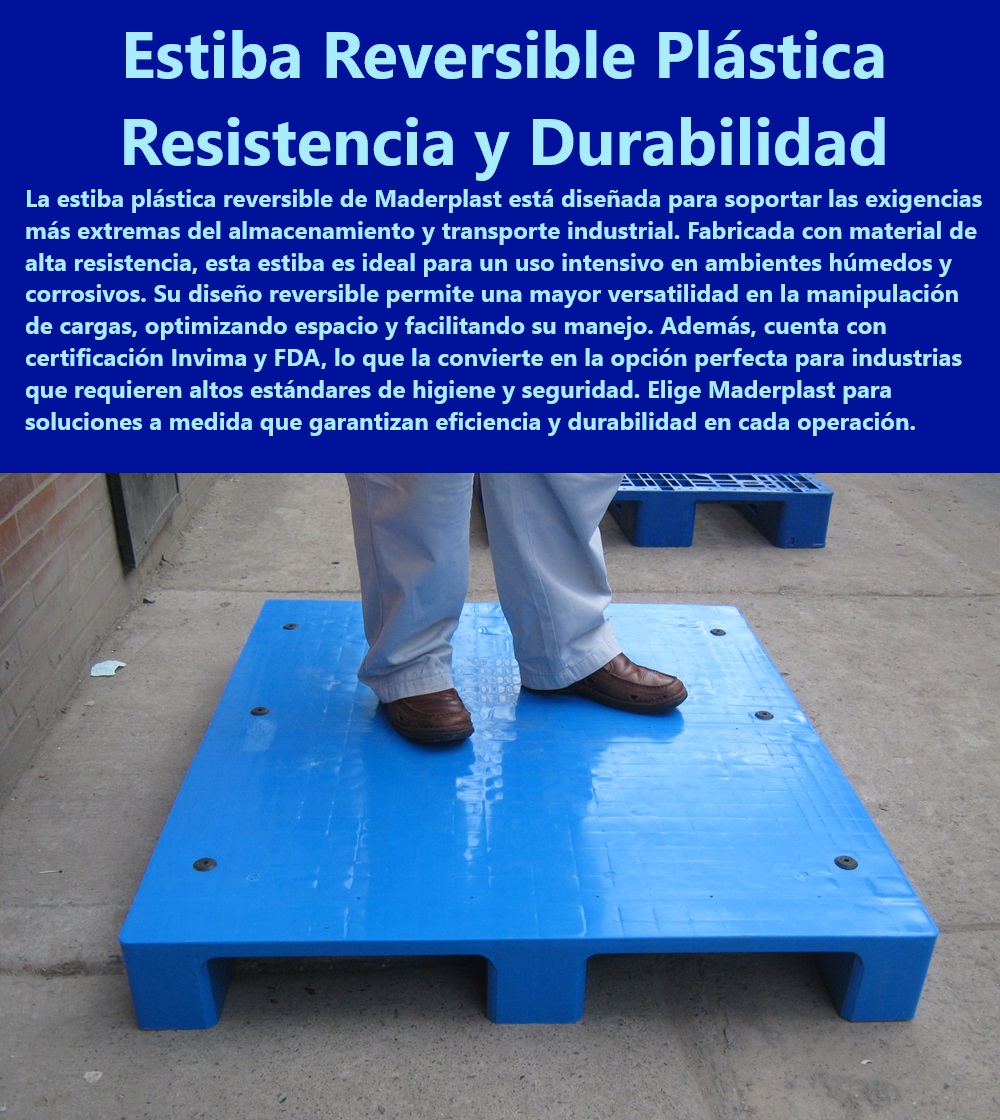 Catálogo Estibas Pallets Plásticos Brochure Tarimas higiénicas Invima Fda Maderplast Tarimas de larga vida Estibas reversibles Estibas para transporte Tarimas de plástico robustas para uso intensivo Compra de estibas industriales PP Estibas para sectores industriales exigentes - Estibas plásticas optimizadas para espacio. - Pallets plásticos personalizables de Maderplast - Palets industriales de fácil manejo - Soluciones Maderplast para transporte pesado - ¿Quién ofrece estibas de plástico para uso intensivo? - ¿Qué opciones hay de pallets reversibles para la industria alimentaria? - Palets robustos para operaciones continuas - Pallets aprobados por la FDA para seguridad alimentaria - Estibas duraderas para ambientes húmedos. - ¿Dónde puedo comprar pallets plásticos con certificación FDA? - Pallets adaptados para varios tipos de carga - ¿Cuáles son las mejores estibas plásticas reversibles del mercado? - Soluciones de almacenamiento versátiles en plástico - Pallets de manejo seguro para industrias - Soluciones de almacenamiento higiénico en plástico. - Palets de plástico para uso intensivo - Palets con diseño reversible y eficiente - Palette reversibles para manipulación eficiente - Estibas para condiciones extremas de almacenamiento - Estibas resistentes a corrosivos - Estibas plásticas reversibles industriales - ¿Cómo encuentro estibas plásticas resistentes a la humedad? - Estibas certificadas Invima para industrias - Estibas plasticas para carga y descarga - Palets plásticos de alta resistencia - Estibas de plástico para logística avanzada - Estibas reversibles con certificación FDA - Estibas de larga duración para almacenamiento - Estibas plásticas con alta eficiencia operativa Catálogo Estibas Pallets Plásticos Brochure Tarimas higiénicas Invima Fda Maderplast - Tarimas de larga vida - Estibas reversibles - Estibas para transporte - Tarimas de plástico robustas para uso intensivo - Compra de estibas industriales PP