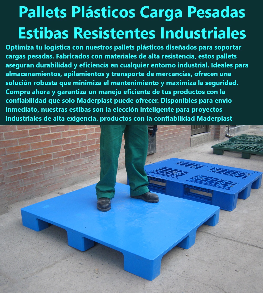 Catálogo Estibas Pallets Plásticos Brochure Tarimas modelos diseños Maderplast Pallets en venta Pallets de una vía Estibas resistentes cómpralas ahora Compra pallets plásticos envío inmediato Estibas tipo paletas Comprar estibas Catálogo Estibas Pallets Plásticos Pallets de carga pesada para industrias - Estibas plásticas para uso industrial - Pallets robustos para manejo seguro - ¿Dónde puedo comprar pallets industriales para cargas pesadas? - Estibas resistentes industriales Maderplast - Estibas de plástico para cargas industriales - Comprar pallets duraderos envío inmediato - Soluciones de estibas para transporte pesado - Pallets resistentes a químicos y impactos - Pallets de plástico para exportación - ¿Cuáles son las mejores estibas para manejar mercancías pesadas? - Pallets con diseño ergonómico Maderplast - Estibas para sectores industriales pesados - Estibas Maderplast para almacenamientos exigentes - Estibas de plástico resistente a la intemperie - Pallets industriales de plástico azul - Proveedor de pallets resistentes Maderplast - Compra pallets industriales certificados - Soluciones Maderplast para almacenamiento seguro - Pallets para manejo de mercancías pesadas - Busco pallets de alta resistencia para uso industrial, ¿Maderplast tiene opciones? - Pallets plásticos para cargas pesadas - Pallets de alta resistencia para almacenamiento - Pallets reciclables de alta durabilidad - ¿Maderplast vende pallets que soportan condiciones extremas? - Pallets de plástico con capacidad de carga superior - Comprar pallets industriales online - Necesito pallets de plástico duraderos para transporte, ¿qué ofrece Maderplast? - Estibas de carga pesada con garantía - Pallets industriales para logística eficiente Brochure Tarimas modelos diseños  Maderplast - Pallets en venta - Pallets de una vía - Estibas resistentes cómpralas ahora - Compra pallets plásticos envío inmediato - Estibas tipo paletas - Comprar estibas