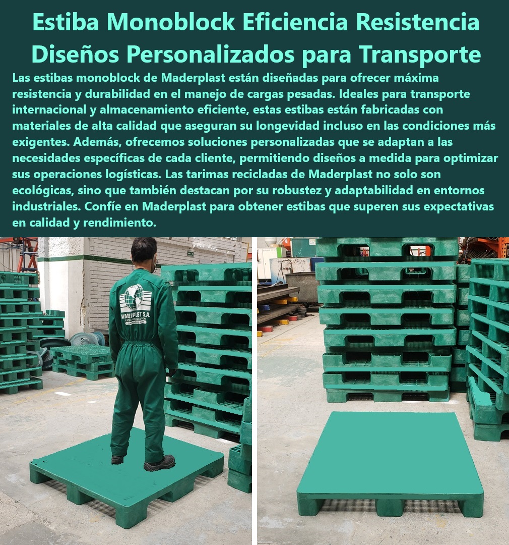 Catálogo Estibas Y Pallets Plásticos Brochure Estibas Diseños Monoblock Maderplast Estibas eficientes Pallets resistentes Compra pallets plásticos Estibas tipo paletas Tarimas recicladas Pallets para transporte internacional PP Pallets verdes para almacenamiento eficiente - Estibas diseñadas para durabilidad extrema - Tarimas ecológicas recicladas para industrias - Compra de pallets plásticos robustos - ¿Cómo puedo adquirir tarimas ecológicas para mi proyecto de logística internacional? - Pallets de plástico con alta capacidad de carga - Tarimas diseñadas para adaptabilidad y resistencia - Tarimas de polipropileno para exportación - Pallets plásticos de alto rendimiento - Tarimas industriales recicladas de Maderplast - Estibas Maderplast para almacenamientos óptimos - Estibas plásticas duraderas para transporte - Estibas de carga pesada para industrias - ¿Dónde puedo encontrar pallets de plástico que soportan condiciones climáticas extremas? - ¿Qué proveedor ofrece estibas personalizadas para manejo de cargas pesadas? - Estibas para transporte seguro y duradero - Soluciones en pallets para proyectos logísticos - Pallets para uso intensivo en exteriores - ¿Cuáles son las ventajas de los pallets Maderplast para almacenamiento externo? - Estibas para manejo de cargas pesadas - ¿Cuál es la mejor opción de estibas recicladas para uso industrial? - Estibas adaptadas a necesidades específicas - Estibas personalizadas para carga y transporte - Pallets reciclados resistentes Maderplast - Soluciones de almacenamiento personalizadas - Diseños de estibas a medida para proyectos - Estibas monoblock de alta resistencia - Pallets de plástico para logística internacional - Pallets para manejo eficiente de mercancías - Tarimas Maderplast para condiciones exigentes Catálogo Estibas Y Pallets Plásticos Brochure Estibas Diseños Monoblock Maderplast - Estibas eficientes - Pallets resistentes - Compra pallets plásticos - Estibas tipo paletas - Tarimas recicladas - Pallets para transporte internacional PP