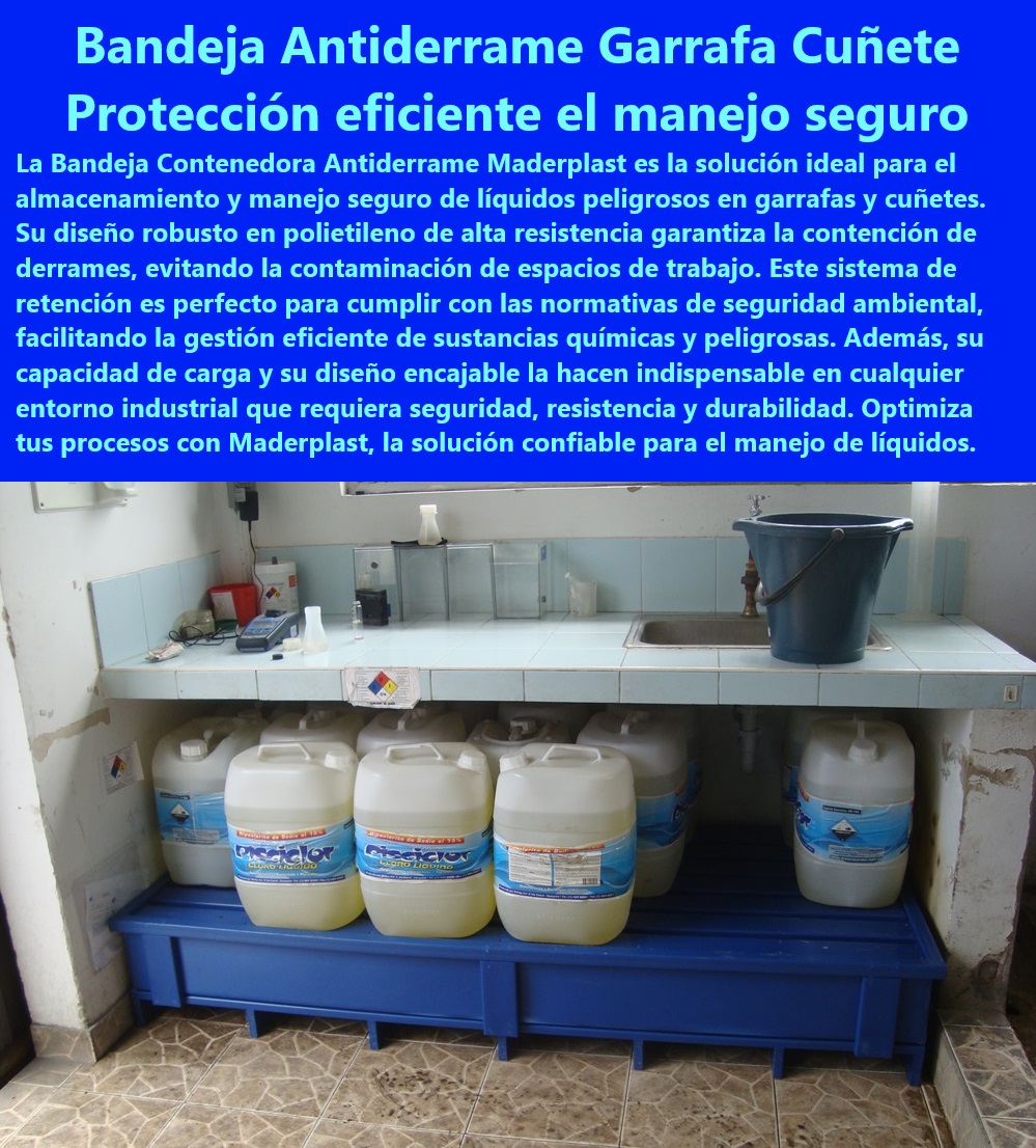 Depósito Bandeja Contenedor Antiderrame Garrafas Galones Cuñetes Bidón Maderplast Contenedor hermético con bandeja de contención anti derrames Contenedor de líquidos estibado anti derrames Plataforma con bandeja ecológica anti derrames Sistemas de almacenamiento seguro para productos químicos - Plataformas resistentes a derrames químicos - Contenedores con bandeja de retención ecológica - Bandejas de contención para laboratorios - Depósitos seguros para almacenar líquidos industriales - ¿Cuáles son las soluciones más seguras de Maderplast para almacenar hidrocarburos? - Contenedores ecológicos para manejo de residuos - Plataformas antiderrame personalizables para fábricas - ¿Dónde puedo encontrar contenedores de contención para líquidos peligrosos? - Contenedores de alta capacidad para líquidos - Soluciones Maderplast para líquidos corrosivos - Contenedores robustos para líquidos tóxicos - Bandejas para manejo seguro de galones - Bandejas antiderrame para garrafas y cuñetes - Plataformas de contención para productos químicos. - Bandejas de retención para entornos exigentes - Plataformas seguras para almacenar hidrocarburos - Contenedores para la industria farmacéutica Maderplast - Contenedor resistente a derrames para industrias. - Depósitos de seguridad para líquidos inflamables - Plataformas de almacenamiento herméticas industriales. - Bandejas de contención bajo normativa ambiental - ¿Qué contenedores herméticos ofrece Maderplast para la industria alimentaria? - Manejo eficiente de sustancias químicas Maderplast - Contenedores con bandejas antiderrames ajustables - ¿Cómo pueden las bandejas de Maderplast prevenir la contaminación en mi laboratorio? - Soluciones de contención para líquidos peligrosos - ¿Qué ofrece opciones Maderplast para el manejo seguro de químicos? - Bandejas de contención para garrafas de laboratorio. - Soluciones de almacenamiento con resistencia UV Depósito Bandeja Contenedor Antiderrame Garrafas Galones Cuñetes Bidón Maderplast - Contenedor hermético con bandeja de contención anti derrames - Contenedor de líquidos estibado anti derrames - Plataforma con bandeja ecológica anti derrames