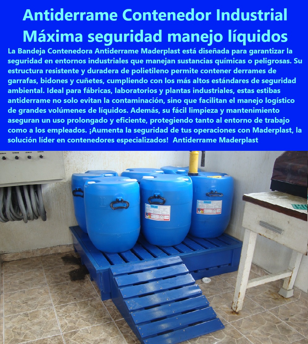 Depósito Bandeja Contenedor Antiderrame Garrafas Galones Cuñetes Bidón Maderplast Estibas antiderrames seguras Contenedor IBC antiderrames Pallets plástico uso continuo intensivo antiderrames Estibas industriales contenedor Depósito 0 Soluciones Maderplast para la industria farmacéutica - Bandejas de polietileno de alta resistencia - Prevención de contaminación en laboratorios con Maderplast - Maderplast: soluciones confiables para la industria - Manejo eficiente de sustancias químicas con Maderplast - Almacenamiento seguro de líquidos inflamables - Soluciones de contención para líquidos peligrosos - Bandejas antiderrame para sustancias químicas - Contenedores de alta capacidad con bandejas integradas - Sistemas de retención para derrames industriales - Contenedores industriales con sistema antiderrame - Contenedores ecológicos para gestión de residuos - Bandejas antiderrame para garrafas y cuñetes - Contenedores con bandejas antiderrame ajustables - Depósitos seguros para líquidos industriales corrosivos - Diseño encajable para optimización de espacio - Plataformas de carga para manejo de líquidos - Sistemas de almacenamiento seguro para productos químicos - Prevención de contaminación con bandejas de contención - Soluciones de almacenamiento seguro para líquidos peligrosos - Soluciones de contención para líquidos peligrosos en garrafas - Plataforma de contención resistente a químicos - Bandejas de contención para laboratorios y talleres - Contenedor de derrames para garrafas y cuñetes - Depósitos de seguridad para líquidos inflamables - Plataformas de almacenamiento herméticas industriales. - Bandejas de retención para cumplimiento ambiental - Manejo seguro de sustancias químicas y peligrosas - Plataformas antiderrame personalizables para fábricas - Bandejas de contención para garrafas de laboratorio - Manejo eficiente de sustancias químicas Maderplast - Contenedores con bandeja de retención ecológica Depósito Bandeja Contenedor Antiderrame Garrafas Galones Cuñetes Bidón Maderplast - Estibas antiderrames seguras - Contenedor IBC antiderrames - Pallets plástico uso continuo intensivo antiderrames - Estibas industriales contenedor Depósito 0