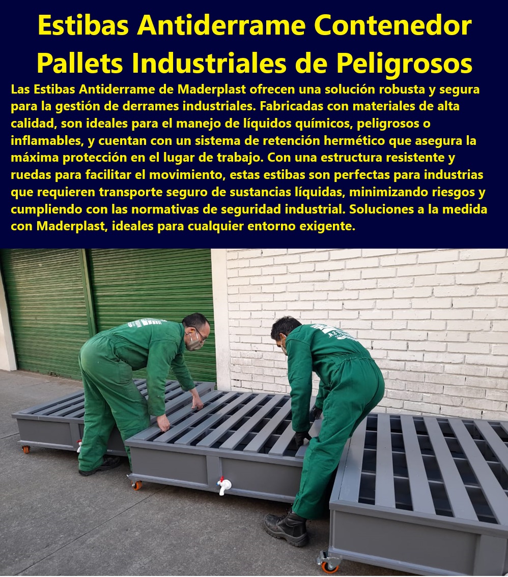 Estiba Impermeable Anti Derrames Contenedor De Contención Derrame Maderplast Líquidos peligrosos Estibas con bandeja para químicos Contención derrames industria alimentaria Estibas industriales con contenedor de derrames Pallets PP Estibas robustas para entornos exigentes - Manejo de sustancias peligrosas con seguridad - ¿Qué soluciones ofrece Maderplast para el manejo seguro de líquidos peligrosos? - Soluciones personalizadas para derrames químicos. - Estibas Maderplast para normativas internacionales - Contenedores de líquidos para la industria farmacéutica. - Estibas industriales con protección de derrames - Soluciones Maderplast para manejo de líquidos - Estibas con sistema hermético anti derrames - Estibas para transporte de sustancias tóxicas. - Palets con ruedas de alta resistencia - Soluciones de contención de líquidos Maderplast - Pallets resistentes para químicos peligrosos - ¿Cuáles son las mejores estibas para prevenir derrames en la industria? - ¿Qué productos de Maderplast cumplen con las normativas de seguridad internacional? - Estibas con certificación para manejo de químicos. - ¿Cómo puedo asegurar el almacenamiento de líquidos industriales? - Pallets con contención antiderrame eficiente - Estibas contenedor antiderrames industriales - Soluciones efectivas contra derrames industriales - Estibas de alta capacidad para derrames - ¿Dónde puedo encontrar estibas robustas para sustancias químicas? - Soluciones Maderplast para la logística de líquidos - Pallets industriales para sustancias peligrosas - Pallets de contención para industrias reguladas - Contenedores de seguridad para productos químicos. - Contenedores herméticos para almacenamiento seguro. - Estibas adaptadas para hidrocarburos - Palets diseñados para la seguridad laboral - Manejo seguro de líquidos industriales Estiba Impermeable Anti-Derrames Contenedor De Contención Derrame Maderplast - Líquidos peligrosos - Estibas con bandeja para químicos - Contención derrames industria alimentaria - Estibas industriales con contenedor de derrames - Pallets PP