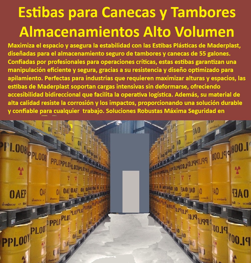 Estibas Plásticas Para Almacenamiento Seguro Tambores Canecas Maderplast Estibas apilables plásticas Tarimas apilables plásticas Pallets de alta resistencia soluciones almacenamiento a medida Maderplast - estibas plásticas alta resistencia cargas intensivas - tarimas plásticas resistentes para tambores industriales - soluciones almacenamiento alta densidad canecas y tambores - tarimas plásticas antiderrapantes prevención accidentes - estibas canecas proyectos industriales almacenamiento seguro - estibas plásticas Maderplast calidad confianza - estibas para canecas diseño optimizado apilamiento seguro - pallets plásticos doble cara manejo eficiente mercancías - tarimas apilables optimización espacio vertical almacenes - diseño bodegas almacenamiento tambores soluciones Maderplast - soluciones almacenamiento robustas máxima seguridad - estibas plásticas personalizadas según necesidades cliente - pallets plásticos resistentes corrosión ambientes industriales - estibas plásticas industria alimentaria cumplimiento normativas - elección materiales almacenamiento sustancias peligrosas - mejora seguridad almacén estibas resistentes corrosión - almacenamiento eficiente tambores industria química - planificación logística eficiente estibas apilables - soluciones almacenamiento vertical alta capacidad - diseño personalizado estibas para tambores específicos - almacenamiento seguro productos químicos tambores 55 galones - estibas apilables para maximizar espacio bodegas - estibas plásticas bidireccionales fácil acceso mercancías - pallets plásticos duraderos inversión a largo plazo - optimización logística estibas plásticas eficientes - proyecto almacén productos químicos estibas seguras - almacenamiento canecas industria alimentaria higiene garantizada - implementación sistema almacenamiento canecas alta densidad - estibas plásticas para canecas 55 galones almacenamiento seguro - tarimas plásticas resistentes impactos uso intensivo - cumplimiento normativas seguridad industrial estibas plásticas - manejo seguro sustancias peligrosas estibas tambores - integración estibas plásticas sistema gestión inventario - optimización espacio bodegas proyectos industriales Estibas para mercancía apilada arrumada Reversible Doble cara Bidireccional Estibas Plásticas Para Almacenamiento Seguro Tambores Canecas Maderplast - Estibas apilables plásticas - Tarimas apilables plásticas - Pallets de alta resistencia - Estibas para mercancía apilada arrumada - Reversible Doble cara Bidireccional