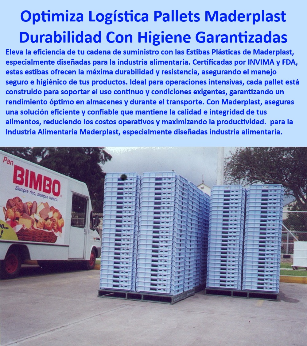 Pallets Plásticos Fuertes Durables Estiba Plástica Para Alimentos Invima Fda Maderplast Pallets de plástico industrial para uso en almacenes Cómo seleccionar estibas plásticas para alimentos Pallets plásticos especializados para manejo Pallets Plásticos Pallets especiales para condiciones sanitarias exigentes - ¿Qué certificaciones tienen los pallets Maderplast para uso alimentario? - Pallets de alto rendimiento para productos alimenticios - Estibas plásticas eficientes para espacios de almacenamiento - Soluciones de logística higiénica con pallets Maderplast - Estibas plásticas robustas para operaciones intensivas - Estibas con garantía de durabilidad en industria alimentaria - Estibas plásticas con resistencia garantizada para almacenaje - Pallets plásticos higiénicos para industria alimentaria - Manejo higiénico de alimentos con estibas especializadas - Estibas para manejo seguro en la industria alimenticia - Soluciones de pallets para mejora logística en alimentos - Estibas de plástico para transporte de alimentos - Estibas INVIMA y FDA para seguridad alimentaria - Pallets resistentes adecuados para uso alimentario - Pallets de plástico para operaciones de cadena de suministro - ¿Cómo garantizan los pallets Maderplast la higiene en el manejo de alimentos? - ¿Cuáles son las ventajas de usar pallets plásticos en la industria alimentaria? - Estibas de carga pesada para industria alimentaria - ¿Por qué elegir pallets de plástico para operaciones intensivas de alimentos? - Pallets de plástico de alta resistencia para alimentos - Pallets INVIMA aprobados para uso alimentario - Pallets industriales de plástico para condiciones extremas - Pallets de plástico con opciones de personalización - Estibas de plástico certificadas FDA y INVIMA - Pallets diseñados para la higiene y durabilidad - Estibas de plástico fácil de limpiar para alimentos - ¿Cómo contribuyen los pallets Maderplast a la eficiencia logística en la industria alimentaria? - Pallets durables para almacenamiento seguro de alimentos - Soluciones eficientes de almacenamiento con estibas higiénicas Fuertes Durables Estiba Plástica Para Alimentos Invima Fda Maderplast - Pallets de plástico industrial para uso en almacenes - Cómo seleccionar estibas plásticas para alimentos - Pallets plásticos especializados para manejo