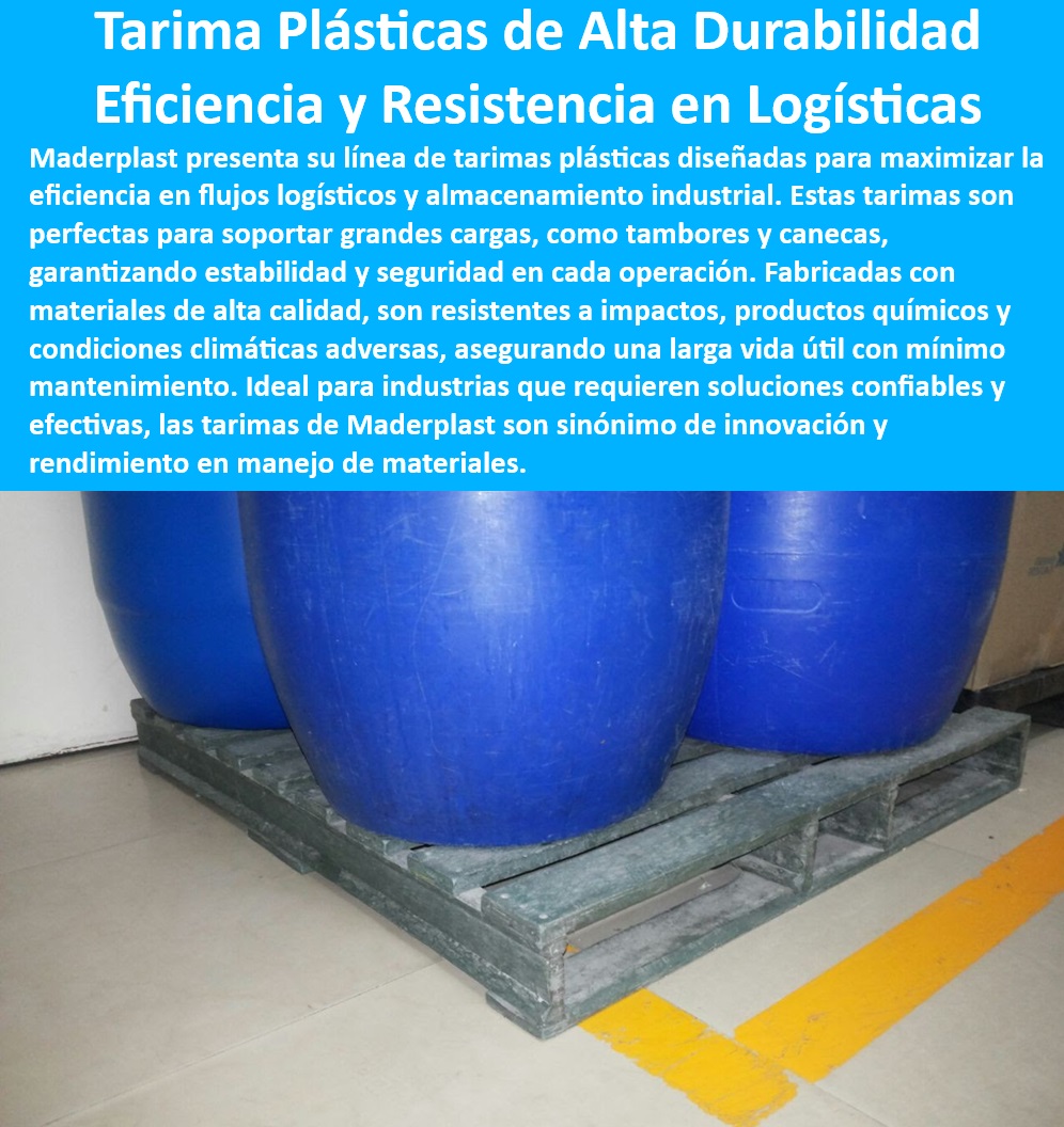 Z Pallets Plásticos Fuertes Durables Estiba Plástica Para Tambores Canecas Maderplast Tarimas plásticas diseñadas para optimizar flujos logísticos Estibas para almacenamiento almacenes industriales Estiba plástica transporte eficiente ¿Cuáles son las ventajas de utilizar estibas plásticas en lugar de madera? - eficiencia y resistencia en logística con Maderplast - tarimas plásticas para cargas pesadas - soluciones confiables para la industria - análisis de costos y beneficios de inversión en estibas plásticas - ¿Dónde puedo encontrar soluciones de almacenamiento que mejoren la eficiencia en mí logística? - cumplimiento de normativas con soluciones de almacenamiento Maderplast - reducción de costos con tarimas duraderas - transporte eficiente de mercancías - implementación de soluciones logísticas eficientes con Maderplast - estibas resistentes a impactos y químicos - manejo de materiales con tarimas plásticas - garantía de calidad en estibas plásticas - innovación en manejo de materiales con Maderplast - optimización de espacio en bodegas con pallets - estibas plásticas para condiciones climáticas adversas - ¿Cómo puedo optimizar el espacio de almacenamiento en mi bodega? - planificación logística con enfoque en durabilidad y resistencia - selección de estibas duraderas para proyectos industriales - Maderplast: líder en soluciones logísticas - cumplimiento normativo con soluciones Maderplast - transporte seguro de tambores y canecas - Necesito tarimas duraderas para uso en exteriores, ¿qué opciones tengo? - estibas plásticas de alta durabilidad Maderplast - mínimo mantenimiento en tarimas plásticas - pallets para almacenamiento industrial - almacenamiento industrial seguro y eficiente - proyectos llave en mano con soluciones de almacenamiento Maderplast - larga vida útil de estibas plásticas - manejo seguro de cargas pesadas en la industria - tecnología de punta en la fabricación de pallets - diseño de almacenes con tarimas plásticas de alta capacidad - soluciones logísticas eficientes con estibas - optimización de espacio en proyectos de almacenamiento - mejora de la eficiencia operativa con tarimas plásticas - mejora en la gestión de inventario con estibas - soluciones de logística personalizadas - compromiso ambiental con estibas plásticas reciclables - ¿Qué tipo de estibas son las más resistentes para cargas pesadas como tambores y canecas? - diseño innovador de tarimas plásticas  Pallets Plásticos Fuertes Durables Estiba Plástica Para Tambores Canecas Maderplast - Tarimas plásticas diseñadas para optimizar flujos logísticos - Estibas para almacenamiento almacenes industriales - Estiba plástica transporte eficiente