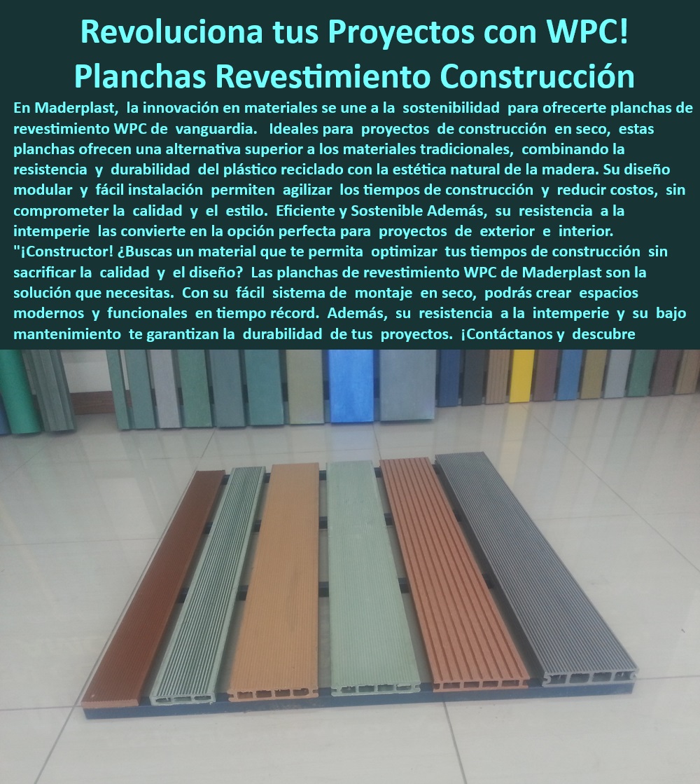 Catálogo De Perfilería Maderas Plásticas Wpc Proyectos Estructuras Maderplast 0 Planchas de revestimiento Chapas para exteriores Componentes de montaje en seco Laminados de plástico industrial Perfiles tablas para construcción WPC  ¿Qué opciones de madera sintética hay para fachadas modernas?, - Revestimiento modular para construcción de exteriores, - Paneles antivandálicos de WPC para fachadas exteriores, - Planchas de madera plástica de alta durabilidad para exteriores. ¿Cuáles son las ventajas del revestimiento de WPC para exteriores?, - Materiales para fachadas exteriores de bajo impacto ambiental, - Planchas de plástico reciclado para arquitectura sostenible, - Materiales de bajo mantenimiento para fachadas comerciales, - ¿Cuál es el mejor material para revestir fachadas en climas extremos?, - Fachadas ecológicas con componentes de plástico reciclado, - Revestimiento ecológico para proyectos de construcción sostenible, - Materiales ecológicos de revestimiento para fachadas exteriores, - Fachadas-Imponentes, - Madera-Sintética, - Planchas de revestimiento WPC para exteriores duraderos, - Revestimiento de alta durabilidad para climas extremos, - Componentes de montaje en seco para construcción rápida, - Revestimiento WPC con alta resistencia para exteriores, - Soluciones de revestimiento para fachadas comerciales y residenciales, - Revestimiento de madera sintética sin mantenimiento, - Materiales duraderos para arquitectura de exteriores, - Revestimiento de plástico reciclado resistente a la intemperie, - Alta-resistencia, - Planchas de plástico industrial para fachadas resistentes, - Fachadas exteriores con paneles de plástico reciclado, - Paneles-WPC, - Construcción-Moderna, - ¿Dónde encontrar revestimientos de madera plástica de alta durabilidad?, - ¿Cuáles son las mejores planchas de revestimiento WPC para exteriores?, - Paneles de fachada resistentes a condiciones extremas, - Arquitectura-sostenible, - Fachadas con paneles de madera sintética para exteriores, - Soluciones de bajo mantenimiento para fachadas exteriores, - Revestimiento-Exterior, - Materiales-ecológicos, - Diseño-Exteriores, - Laminados de WPC para fachadas modernas y sostenibles, - Bajo-Mantenimiento, - Tablas WPC para proyectos de arquitectura moderna, - Paneles de madera plástica para construcción sostenible. Catálogo De Perfilería Maderas Plásticas Wpc Proyectos Estructuras Maderplast 0 Planchas de revestimiento - Chapas para exteriores - Componentes de montaje en seco - Laminados de plástico industrial - Perfiles tablas para construcción WPC -