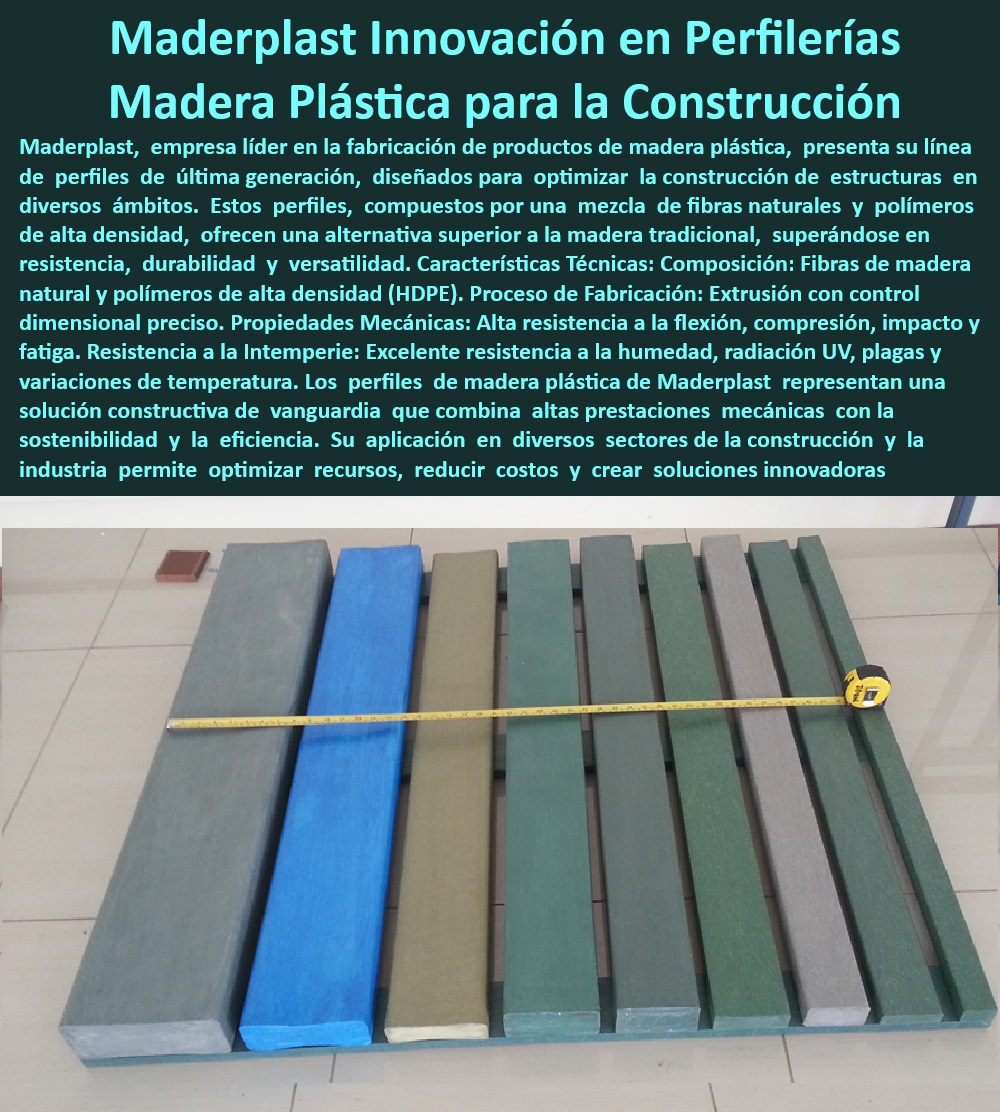 Catálogo De Perfilería Tablas Tablones De Proyectos Estructuras Maderplast 0 Tablas con tratamiento UV - Componentes estructurales modulares - Perfiles para estructuras eco-sostenibles - Tablas de fachada Elementos prefabricados arquitectos  Soluciones-Arquitectónicas, - ¿Dónde comprar madera plástica para proyectos arquitectónicos sostenibles?, - Componentes de HDPE para reducir el impacto ambiental en la construcción, - Perfiles-Madera-Plástica, - Soluciones de madera plástica para proyectos arquitectónicos. ¿Qué beneficios tienen las tablas de madera plástica para fachadas?, - Perfiles de madera plástica de alta resistencia para construcción, - Materiales ecológicos y duraderos para estructuras exteriores, - Construcción-sostenible, - Construcción-Duradera, - Perfiles de madera plástica para optimizar recursos en construcción, - Perfiles con resistencia UV para aplicaciones arquitectónicas, - Materiales innovadores y sostenibles para arquitectos y constructores, - Materiales para fachadas con resistencia a la intemperie, - Componente-ecológicos, - Tablas de madera plástica para reducir mantenimiento en exteriores, - Componentes de madera plástica para arquitectura ecológica, - Materiales resistentes a la humedad y corrosión para exteriores, - Tablas estructurales en HDPE para proyectos de larga duración, - Materiales-para-exteriores, - Estructuras-modulares, - ¿Cómo usar perfiles con tratamiento UV en proyectos de construcción?, - Perfiles de HDPE con bajo impacto ambiental para arquitectura, - Soluciones estructurales en madera plástica para arquitectos. ¿Qué tipo de perfiles de HDPE son ideales para construcción modular?, - Materiales de bajo mantenimiento para estructuras exteriores, - Arquitectura-sostenible, - Perfiles-resistentes-de-HDPE, - Perfiles reciclables y resistentes para proyectos de arquitectura, - Tablas prefabricadas en HDPE para construcción modular, - Soluciones de madera plástica para reducir costos en construcción, - Perfiles de alta resistencia para construcción sostenible, - Componentes modulares en HDPE para construcción sostenible, - Tablas con protección UV y alta durabilidad para exteriores, - Madera-Plástica-Reciclable, - Perfiles ecológicos con alta resistencia para construcción, - Perfiles estructurales en HDPE para proyectos sostenibles, - ¿Cuáles son los mejores perfiles ecológicos para construcción exterior?, - Tablas prefabricadas en HDPE para diseño modular y flexible, - Tablas con tratamiento UV para estructuras exteriores duraderas Catálogo De Perfilería Tablas Tablones De Proyectos Estructuras Maderplast 0 Tablas con tratamiento UV - Componentes estructurales modulares - Perfiles para estructuras eco-sostenibles - Tablas de fachada Elementos prefabricados arquitectos  