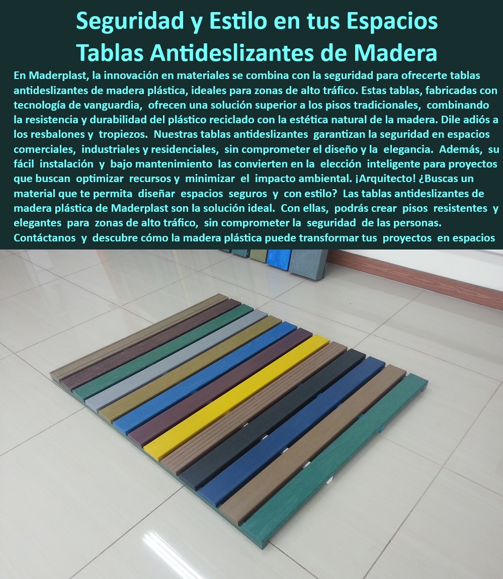 Catálogo De Perfiles Arquitectonicos Proyectos Estructurales Maderplast 0 Soluciones de diseño para eficiencia energética Paneles sintéticos para zonas de alto tráfico Perfiles de carga para espacios comerciales Tablas antideslizantes Pisos de madera plástico reciclado antideslizantes para exteriores comerciales, - Soluciones duraderas en pisos antideslizantes para ambientes exigentes, - Madera-Plástica, - Pisos de madera plástica que combinan seguridad y estética para interiores, - Revestimiento de piso antideslizante para proyectos sostenibles de construcción, - Tablas antideslizantes de madera plástica para áreas de alto tráfico, - Materiales antideslizantes de madera plástico ideales para climas húmedos y extremos, - Materiales de revestimiento para pisos resistentes al agua y la humedad, - Pisos antideslizantes con tecnología ecológica para reducir el impacto ambiental, - Pisos-Comerciales, - Pisos de madera plástica reciclada para zonas de alto tráfico y bajo mantenimiento, - Pisos resistentes a la intemperie y al desgaste para espacios públicos, - Construcción-Sostenible, - Soluciones de pisos antideslizantes para áreas industriales y comerciales, - Materiales-Ecológicos, - Revestimientos de madera sintética antideslizante para seguridad en zonas peatonales, - Superficies antideslizantes en madera plástica para alta durabilidad en exteriores, - Pisos antideslizantes para áreas comerciales con alto flujo de personas, - Soluciones-Seguras, - Materiales-Duraderos, - 5, - Superficies antideslizantes de madera plástica para zonas industriales de alto tráfico, - Pisos-Para-Exteriores, - Pisos de madera plástica con instalación fácil y sin mantenimiento. ¿ué tipo de piso antideslizante es resistente a la intemperie y al desgaste?, - Pisos-De-Alto-Tráfico, - Pisos antideslizantes de madera plástica para proyectos arquitectónicos, - Tablas de madera plástica antideslizante para evitar accidentes en espacios públicos. ¿Dónde encontrar tablas antideslizantes de madera plástica para zonas de alto tráfico?, - Tablas antideslizantes en colores variados para diseño de interiores comerciales, - Pisos-Antideslizantes, - Tablas antideslizantes para espacios de alto tránsito y zonas peatonales, - Materiales de construcción ecológicos y antideslizantes para exteriores, - Materiales sostenibles para pisos antideslizantes en áreas comerciales e industriales. ¿Cuáles son los mejores pisos antideslizantes para exteriores comerciales?, - Materiales antideslizantes y duraderos para pisos de centros comerciales, - Soluciones en madera plástica resistente a los rayos UV y antideslizante, - Pisos ecológicos de bajo mantenimiento para espacios públicos y comerciales. ¿Qué materiales antideslizantes son ideales para espacios industriales?, - Pisos-Industriales, - ¿Existen pisos antideslizantes que no requieren mantenimiento en exteriores? Catálogo De Perfiles Arquitectónicos Proyectos Estructurales Maderplast 0 Soluciones de diseño para eficiencia energética - Paneles sintéticos para zonas de alto tráfico - Perfiles de carga para espacios comerciales Tablas antideslizantes -