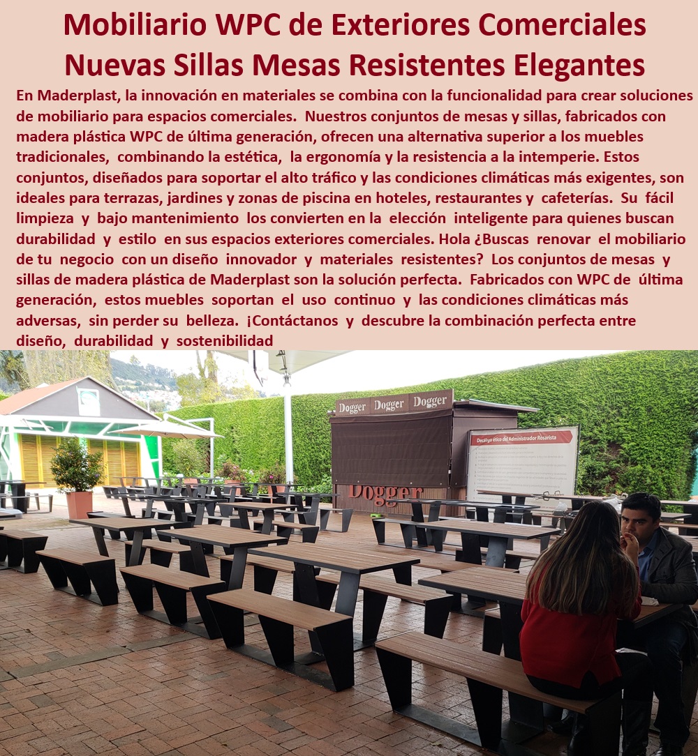 Conjuntos De Mesa Sillas Exterior Mobiliario Resistentes al Cloro y Sal Maderplast 0 Mobiliario Práctico y Elegante para Exteriores Comerciales Mobiliario de jardín Sillas de madera plástica Mobiliario innovador espacios comerciales 00 Mobiliario WPC para espacios comerciales con diseño práctico y elegante, - ¿Cuáles son las ventajas de usar madera plástica en mobiliario para exteriores?, - Mobiliario-para-Exteriores-Comerciales, - Mobiliario para exteriores con accesibilidad para personas con movilidad reducida, - Mobiliario-WPC-para-Zonas-Costeras, - ¿Maderplast ofrece diseños de mesas y sillas para cafeterías modernas?, - Mesas y sillas WPC para terrazas con estilo moderno y funcional, - Mesas-y-Sillas-WPC-con-Diseño-Elegante, - Mobiliario de jardín con diseño ergonómico y confort para clientes, - Conjuntos de mesas y sillas WPC para hoteles con diseño personalizado, - Mesas y sillas de madera plástica para exteriores resistentes al cloro y sal, - Sillas-Ergonómicas-para-Exterior, - ¿Qué tipo de mobiliario es adecuado para un restaurante al aire libre?, - Muebles-de-Jardín-con-Alta-Resistencia, - Mobiliario para exteriores con fácil limpieza y mantenimiento, - Conjuntos de mesas y sillas de jardín con alta durabilidad y resistencia, - Mesas-y-Sillas-WPC-Resistentes-al-Cloro, - ¿Dónde puedo encontrar mesas y sillas de madera plástica resistentes al cloro?, - Mobiliario innovador para espacios comerciales con mínimo mantenimiento, - Sillas de madera plástica para eventos con diseño ligero y fácil transporte, - Sillas-de-Madera-Plástica-Duraderas, - Sillas de madera plástica para exteriores con protección UV y fácil limpieza, - Mobiliario de jardín con sistema de anclaje para mayor seguridad, - Sillas de madera plástica para bares con diseño innovador y funcional, - ¿Cómo puedo crear un espacio exterior cómodo y elegante para mis clientes?, - Sillas de madera plástica para exteriores con colores a medida, - Conjuntos-de-Comedor-para-Terrazas, - Mesas y sillas WPC para cafeterías con estilo elegante y atractivo, - Mobiliario-Innovador-para-Restaurantes, - Mesas y sillas WPC para zonas de comedor con diseño modular y adaptable, - Mobiliario para exteriores con materiales sostenibles y bajo impacto ambiental, - Mesas y sillas WPC para zonas costeras con alta resistencia a la salinidad, - Mobiliario de jardín con diseño innovador para espacios al aire libre, - Conjuntos de mesas y sillas WPC para terrazas con diseño elegante y funcional, - Mobiliario para exteriores con garantía de fábrica para proyectos comerciales, - Conjuntos de mesas y sillas WPC para piscinas con resistencia al cloro, - Conjuntos de mesas y sillas WPC para áreas de descanso con estilo moderno, - Sillas de madera plástica para restaurantes con resistencia al uso intensivo, - Mobiliario de jardín con respaldo ergonómico para mayor confort, - Conjuntos-de-Mesas-y-Sillas-para-Jardín Conjuntos De Mesa Sillas Exterior Mobiliario Resistentes al Cloro y Sal Maderplast 0 Mobiliario Práctico y Elegante para Exteriores Comerciales - Mobiliario de jardín - Sillas de madera plástica Mobiliario innovador espacios comerciales - 00