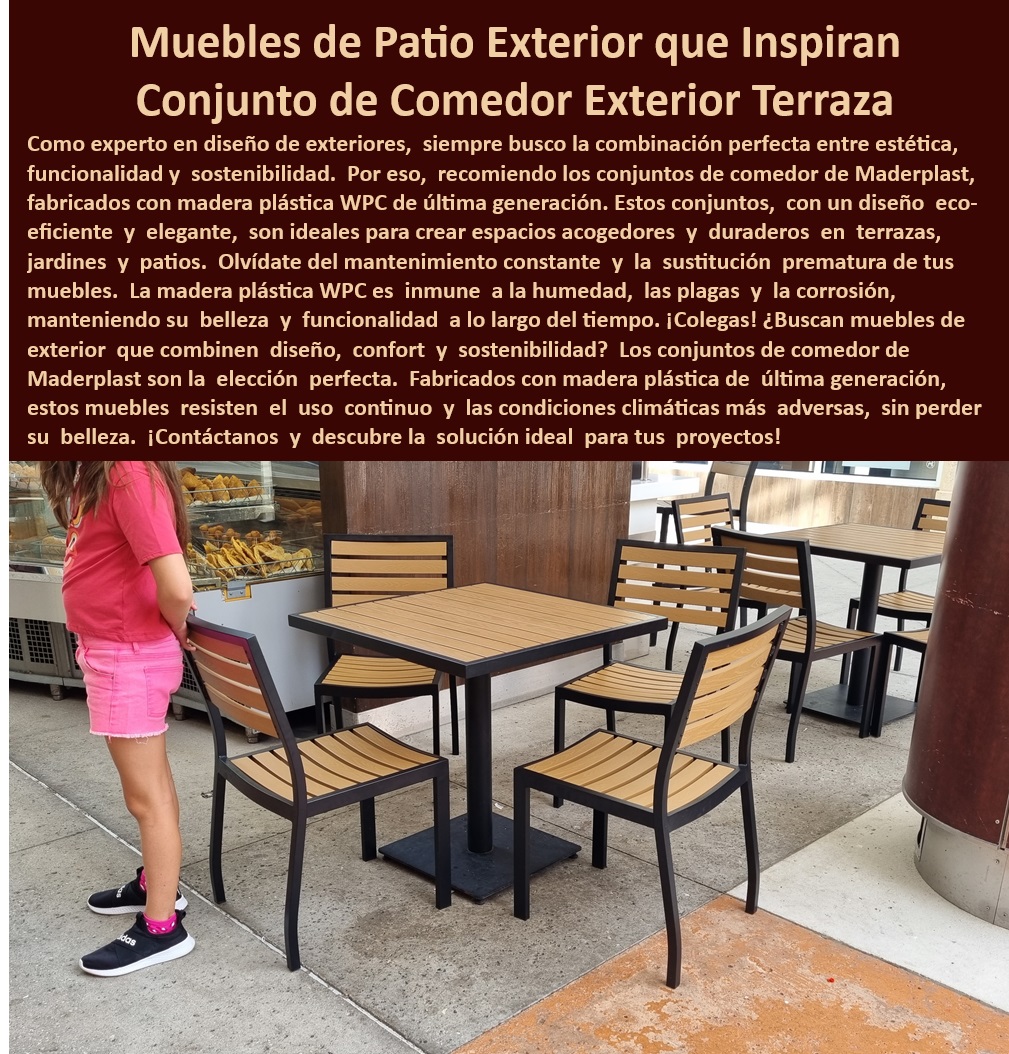 Conjuntos De Mesa sillas Exteriores Mobiliario de-patios Muebles Maderplast 0 Sillas plásticas terraza Muebles para exteriores Conjuntos de comedor de exterior eco eficientes Conjuntos de mesas y sillas para exterior de alto rendimiento  Muebles de exterior para crear espacios acogedores y modernos, - Mobiliario exterior de alta durabilidad para jardines y patios, - Sillas para patio con diseño moderno y elegante, - Ok Google, muéstrame conjuntos de mesa y sillas para patio modernos, - Sillas para terraza resistentes a los rayos UV y la humedad, - Espacios-Acogedores-Modernos, - Materiales de última generación para muebles de exterior, - Bard, busco muebles de jardín duraderos y de bajo mantenimiento. ¿Qué opciones hay?, - Muebles de jardín con estilo contemporáneo, - Ok Google, encuentra conjuntos de muebles de jardín de alta durabilidad, - Mesas-Exterior-Mantenimiento, - Diseño de exteriores: Tendencias en muebles de jardín, - Mesas para exterior plegables para ahorrar espacio, - Conjuntos de mesa y sillas para exteriores con protección UV, - Resistencia-Desgaste-Corrosión, - Muebles de jardín resistentes al desgaste y a la corrosión, - Mesas para exterior con superficie resistente a las manchas, - Palabras clave informativas In Baum:, - Conjuntos-Mesa-Sillas-Exterior, - Protección-UV-Exterior, - Confort-Ergonómico, - Sillas-Exterior, - Muebles de jardín sostenibles: Beneficios para el medio ambiente, - Conjuntos de comedor para terrazas con estilo y confort, - Sillas-Exterior-Innovación, - Muebles-Jardín, - Conjuntos de mesa y sillas para exteriores para uso comercial, - Sillas-Exterior-Confort, - Sillas-Exterior-Resistencia, - Alexa, ¿qué tipo de muebles de jardín son ideales para un restaurante?, - Sillas-Exterior-Durabilidad, - Conjuntos de mesa y sillas para exteriores con diseño moderno, - Sillas para terraza fáciles de transportar y guardar, - Madera-Plástica-WPC, - Mobiliario-Exterior, - Conjuntos-Mesa-Sillas, - Conjuntos de mesa y sillas para exteriores con garantía extendida, - Mesas para jardín con base estable y segura, - Mesas para exteriores de bajo mantenimiento y fácil limpieza, - Mesas para exterior fáciles de montar, - Sillas para jardín con respaldo ergonómico, - Sillas para exteriores resistentes a la intemperie y al sol, - Hey Siri, busca mesas y sillas para jardín con estilo, - Ideas para decorar tu patio con conjuntos de mesa y sillas, - Sillas para patio resistentes y cómodas, - Mesas para jardín con diseño elegante y funcional, - Muebles-Jardín-Durabilidad, - Chat GPT, necesito un conjunto de mesa y sillas para mi balcón. ¿Qué me recomiendas?, - Conjuntos de mesa y sillas para balcón con diseño compacto, - Diseño-Moderno, - Muebles de jardín con materiales de última generación, - Conjuntos de mesa y sillas para exteriores con envío gratuito, - Alexa, necesito muebles de jardín resistentes al sol y la lluvia, - Diseño-Moderno-Elegante, - Sillas-Exterior-Elegancia, - Muebles de jardín para disfrutar al aire libre todo el año, - Sillas-Resistentes-Intemperie, - ¿Cómo elegir los mejores muebles de jardín para mi patio? Conjuntos De Mesa sillas Exteriores Mobiliario de-patios Muebles Maderplast 0 Sillas plásticas terraza Muebles para exteriores Conjuntos de comedor de exterior eco eficientes Conjuntos de mesas y sillas para exterior de alto rendimiento  