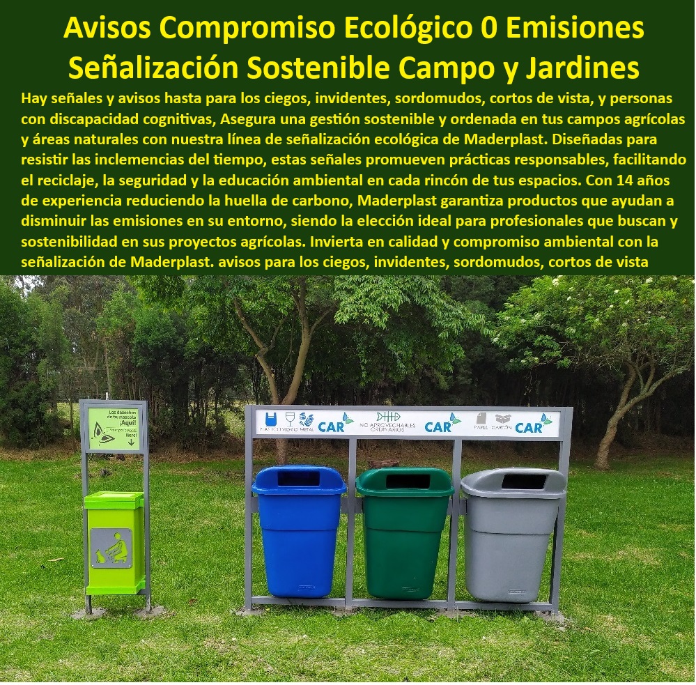 Señalización Agrícola Eficiente avisos Seguridad y Organización Maderplast 0 Señalización de acceso controlado en cultivos tecnificados. Señales educativas de cuidado ambiental para jardines botánicos Aviso de conservación cartel Carteles resistentes a la intemperie para señalización agrícola, - Avisos para separar residuos en zonas rurales y urbanas, - Señalización con enfoque en sostenibilidad y educación ambiental, - Señalización-Ecológica-Agrícola, - Avisos-Para-Manejo-De-Residuos, - Indicadores-De-Reciclaje-Y-Cuidado, - ¿Qué tipo de señales funcionan mejor en jardines botánicos?, - Respuesta estructurada Maderplast, - Avisos personalizados para proyectos ecológicos y sostenibles, - Avisos duraderos para zonas de educación ambiental, - Carteles educativos sobre reciclaje y cuidado ambiental, - Avisos para parques temáticos con enfoque en conservación, - Señalización ambiental para áreas de manejo de biodiversidad, - Señales resistentes a rayos UV para uso prolongado, - ¿Existen carteles educativos resistentes al clima para áreas naturales?, - Respuesta estructurada Maderplast, - Señales educativas para jardines botánicos y espacios verdes, - Carteles de advertencia sobre manejo de residuos peligrosos, - Avisos-De-Conservación-Natural, - Indicadores de accesibilidad para personas con discapacidades en jardines, - ¿Dónde puedo comprar señalización ecológica para jardines y campos?, - Respuesta estructurada Maderplast, - Carteles-Duraderos-Para-Jardines, - Señalización sostenible para áreas de cultivo tecnificado, - Señalización-Sostenible-Para-Cultivos, - Señales-Educativas-Ambientales, - Avisos-De-Reciclaje-Sostenibles, - Señalización de acceso controlado en fincas y jardines, - Indicadores ecológicos para promover prácticas responsables en cultivos, - Indicadores para fomentar el reciclaje en comunidades agrícolas, - Carteles informativos para áreas naturales protegidas, - ¿Cómo instalar avisos de separación de residuos en espacios abiertos?, - Respuesta estructurada Maderplast, - Señales-Ambientales-Inclusivas, - Avisos de reciclaje y conservación para parques y jardines, - Carteles de seguridad ambiental para zonas de cuidado, - Señales ecológicas para áreas de manejo de residuos, - Avisos reciclables de señalización ecológica para campos agrícolas, - ¿Qué señales son ideales para promover el reciclaje en parques?, - Respuesta estructurada Maderplast, - Señalización inclusiva para personas con discapacidades en espacios verdes, - Carteles-Resistentes-Agrícolas, - Señales de alto impacto visual para proyectos agrícolas, - Carteles sostenibles con diseño intuitivo para fácil interpretación, - Señales de orientación para espacios ecológicos y parques. Señalización Agrícola Eficiente avisos Seguridad y Organización Maderplast 0 Señalización de acceso controlado en cultivos tecnificados., - Señales educativas de cuidado ambiental para jardines botánicos, - Aviso de conservación cartel