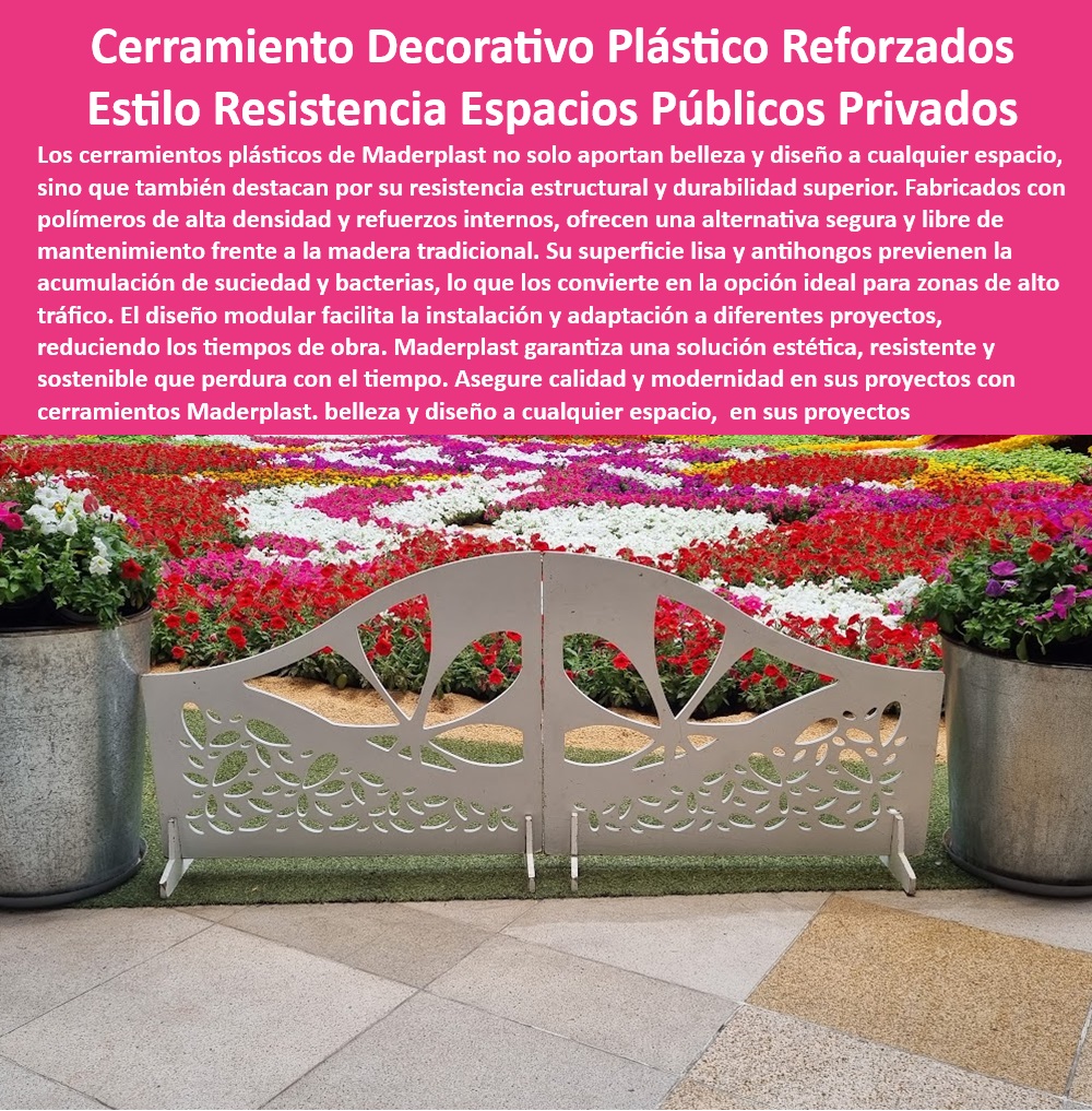 Cercas Plásticas Decorativas Diseño Cerramientos Maderplast 0 Seguridad cercas madera plástico anti plagas instalación cerramientos Maderplast Colores disponibles madera plástico cerramientos dónde puedo comprar madera plástica 0 Alexa, necesito un cierre para mi negocio que sea fácil de limpiar y que soporte mucho uso. (Solución: Los cerramientos de Maderplast son ideales para zonas de alto tráfico y fáciles de limpiar), - Oye Google, ¿dónde puedo comprar cerramientos que tengan un diseño moderno y que se vean bien en mi jardín? (Solución: Maderplast ofrece diseños modernos y adaptables a diferentes estilos), - Cerramientos decorativos plásticos reforzados para espacios públicos y privados que ofrecen estilo, resistencia, durabilidad, fácil limpieza y bajo mantenimiento, - cerramientos para exteriores con resistencia a diferentes condiciones climáticas y ambientales, - cerramientos-alto-trafico, - cerramiento decorativo plástico reforzado para jardines con diseño moderno y alta resistencia, - cerramientos con materiales plásticos reciclados para proyectos sostenibles y ecológicos, - Ok Google, busca cerramientos para mi casa que sean bonitos, resistentes y que no necesiten mantenimiento. (Solución: Maderplast ofrece cerramientos plásticos con estas características), - cerramientos plásticos que garantizan una solución estética, resistente y sostenible a largo plazo, - soluciones-cerramiento-sostenibles, - cerramientos plásticos con refuerzos internos para mayor resistencia al impacto y al vandalismo, - Instalación de cerramientos plásticos con diseño modular que facilita la adaptación a diferentes espacios, reduciendo los tiempos de obra y garantizando un resultado estético y funcional, - cerramientos-decorativos-exteriores, - cerramientos plásticos para proyectos residenciales, comerciales e industriales, - diseño-cerramientos-modernos, - cerramientos plásticos con garantía de calidad y satisfacción para proyectos duraderos, - seguridad en cercas de madera plástico antiplagas y resistentes a la intemperie, - Comprar cerramientos plásticos online con diferentes opciones de diseño, colores y acabados, que ofrecerán garantía de calidad, resistencia a la intemperie y un bajo impacto ambiental, - cerramientos-sin-mantenimiento, - cerramientos plásticos para espacios públicos con superficie anti hongos y fácil limpieza, - instalación de cerramientos Maderplast con diseño modular y adaptación a diferentes proyectos, - maderplast-cerramientos-plásticos, - Siri, encuentra cerramientos que sean seguros para niños y que no tengan astillas ni bordes filosos. (Solución: Los cerramientos de Maderplast tienen superficies lisas y sin astillas), - Colores disponibles en madera plástica para cerramientos con estética personalizada, - cerramientos-resistentes-duraderos, - Cerramientos con diseño modular que facilitan la instalación y reducen los tiempos de obra, - Cerramientos plásticos con superficie anti hongos que previenen la acumulación de suciedad y bacterias, - cerramientos para zonas de alto tráfico con materiales resistentes al desgaste y al uso continuo, - cerramientos-espacios-públicos, - cerramientos plásticos con protección UV para evitar la decoloración y el deterioro por el sol, - seguridad-cerramientos-exteriores, - Soluciones de cerramiento exterior con materiales plásticos que combinan diseño moderno, alta resistencia estructural, seguridad y sostenibilidad, adaptándose a diferentes proyectos arquitectónicos, - cerramientos para parques infantiles con superficies lisas y sin astillas para mayor seguridad, - cerramientos plásticos que ofrecen una alternativa segura y duradera a la madera tradicional, - cerramientos con materiales plásticos que no requieren mantenimiento de pintura ni sellado, - cerramientos para piscinas con vallas plásticas seguras y fáciles de instalar, - cerramientos con materiales plásticos que cumplen con normas de seguridad y calidad, - cerramientos con materiales plásticos que mejoran la estética y la seguridad de cualquier espacio, - cerramientos plásticos con diferentes opciones de diseño, colores y acabados para cada proyecto, - cerramientos para fincas con materiales plásticos resistentes a la humedad y al sol, - cerramientos plásticos reforzados para terrazas con estilo y resistencia estructural, - dónde comprar madera plástica para cerramientos duraderos y libres de mantenimiento, - Alexa, busca cerramientos ecológicos que sean amigables con el medio ambiente y que duren mucho tiempo. (Solución: Maderplast utiliza materiales sostenibles y ofrece cerramientos duraderos), - cerramientos-plásticos-reforzados, - Ventajas de utilizar cerramientos plásticos reforzados en comparación con la madera tradicional, considerando aspectos como la durabilidad, el mantenimiento, la resistencia a plagas y el impacto ambiental Cercas Plásticas Decorativas Diseño Cerramientos Maderplast 0 Seguridad cercas madera plástico anti plagas instalación cerramientos Maderplast Colores disponibles madera plástico cerramientos dónde puedo comprar madera plástica 0  