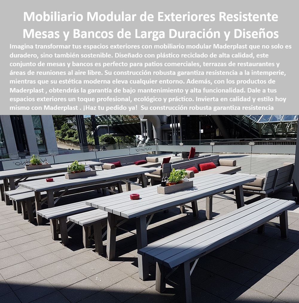 Muebles Para Restaurantes Mobiliario Para Terrazas Maderplast 0 mobiliario modular para comedores exteriores mobiliario de plástico reciclado dotación de mesas y sillas para patios comerciales mesas y bancos para exteriores fina 0  mesas y bancas de plástico reciclado para espacios públicos sostenibles, - Conjuntos de mesas y bancos para exteriores que cumplen con las normas internacionales, - Mobiliario para exteriores con baja huella de carbono y amigable con el medio ambiente, - Conjuntos de mesas y bancos para exteriores con protección UV y resistencia a la salinidad del mar, - Ok Google, busca mobiliario para la terraza de mi restaurante que sea resistente a la lluvia y al sol, - diseño-exteriores, - mobiliario modular para exteriores resistente a la intemperie, fabricado con plástico reciclado, bajo mantenimiento y diseño moderno, - Conjuntos de mesas y bancos para exteriores con diseño moderno y funcional, - Conjuntos de mesas y bancos para exteriores con resistencia a la corrosión y oxidación, - Terrazas-restaurantes, - Alexa, necesito mesas y sillas para exterior que sean fáciles de limpiar y no requieran mantenimiento, - mobiliario-exterior, - Mobiliario para espacios públicos con bordes pulidos y finos acabados, - mesas y bancas de plástico reciclado para terrazas de restaurantes, - Mobiliario para cafeterías con colores integrales y soluciones personalizadas, - muebles de maderplast, - Mobiliario para restaurantes con resistencia a impactos, humedad y fuego, - Mobiliario modular para terrazas con resistencia a insectos, gorgojos y salinidad, - Conjuntos de mesas y bancos para exteriores con diseño ergonómico y alta comodidad, - Conjuntos de mesas y bancos para exteriores con garantía de larga duración, - Conjuntos de mesas y bancos para exteriores que buscan optimizar el espacio, con materiales ecológicos, diseño atractivo, resistencia al vandalismo y soluciones a medida para proyectos exigentes, - Mobiliario modular para exteriores resistente a la intemperie, - mesas-bancos-exterior, - mesas y bancas de plástico reciclado con materiales sólidos y flexibles, - mesas y bancas de plástico reciclado para colegios con seguridad y confort, - mesas y bancas para terrazas de restaurantes con alta durabilidad, resistencia a impactos, humedad, fuego, soluciones personalizadas y garantías de larga duración, - muebles resistentes, - Mobiliario modular para hoteles con diseño adaptable a diferentes entornos, - Mobiliario modular para áreas de reuniones al aire libre con estética profesional, - mobiliario urbano, - Alexa, busca mobiliario para áreas de reuniones al aire libre que sea cómodo y resistente a la intemperie, - Siri, encuentra mobiliario modular para mi patio comercial que sea duradero y estético, - mobiliario-plastico, - mobiliario para patios comerciales con bajo costo operativo, mínimo mantenimiento, materiales sostenibles, diseño adaptable y cumplimiento de normas internacionales, - Mobiliario para patios comerciales de bajo mantenimiento y alta durabilidad, - Mobiliario modular para empresas con bajo costo operativo y mínimo mantenimiento, - mobiliario modular para comedores exteriores que ofrece calidad, estilo, practicidad, alta resistencia al uso continuo, confort y larga vida útil, - Mobiliario modular para exteriores que ofrece calidad, estilo y practicidad, - muebles reciclados, - mesas y bancas de plástico reciclado para parques con resistencia al vandalismo, - Mobiliario para exteriores que no se pelan, corroen ni oxidan, ideales para uso intensivo, - Mobiliario modular para comedores exteriores con alta resistencia al uso continuo, - mesas y bancas de plástico reciclado para proyectos exigentes y duraderos, - mobiliario modular, - Oye Google, ¿dónde puedo comprar mesas y bancos para exteriores que soporten el uso intensivo? Muebles Para Restaurantes Mobiliario Para Terrazas Maderplast 0 mobiliario modular para comedores exteriores, - mobiliario de plástico reciclado, - dotación de mesas y sillas para patios comerciales, - mesas y bancos para exteriores fina