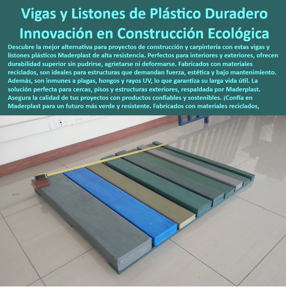 Perfiles De Madera Redondos Y Cuadrados De Plástico Maderplast 0 listones y vigas de plástico postes redondos de madera plástica perfiles de madera plástico para cercas estructuras de madera plástica tablones plásticos Madera 0   Alexa, quiero un material para exteriores que no tenga que estar pintando y barnizando cada año, - Maderas de la mejor calidad con certificación de sostenibilidad y calidad ambiental que garantizan su procedencia, - listones y vigas de plástico ideales para la construcción de cercas, pisos, decks y estructuras exteriores, - madera para aplicaciones marinas que no se daña con el agua salada del mar ni la corrosión, - Ok Google, busca un material para hacer una cerca que no se pudra con la lluvia, - La mejor madera para exteriores que no se pudre, agrietada, deforma, requiere mantenimiento, resiste plagas, hongos, bacterias, agua salada y condiciones climáticas extremas para aplicaciones marinas, costeras y de paisajismo, - la madera inmunizada más duradera con tratamiento que previene la aparición de hongos, bacterias y termitas, - Oye Google, ¿qué me recomiendan para hacer una estructura en la playa que resista el agua salada y las termitas?, - vigas plásticas, - madera para aplicaciones costeras y marítimas que resiste la acción erosiva del viento, la arena y el salitre, - Perfiles de madera redondos y cuadrados de plástico, listones y vigas ideales para proyectos de bricolaje, carpintería y construcción que ofrecen una alternativa versátil, resistente, duradera, de bajo mantenimiento y amigable con el medio ambiente, - Maderas que no requieren de mantenimientos que reducen costos y tiempo de trabajo a largo plazo, - listones y vigas de plástico para construcción de alta resistencia y durabilidad, - Alexa, necesito listas para un piso exterior que sean resistentes al sol, - Siri, encuentra materiales de construcción que sean amigables con el medio ambiente, - construcción sostenible, - madera-plastica, - madera plástica ecológica y reciclable para proyectos sostenibles y respetuosos con el medio ambiente, - Listones plasticos, - carpinteria-plastica, - Estructuras de madera plástica para decks, terrazas y pisos exteriores duraderos, - bajo mantenimiento, - Maderas de la mejor calidad listas, terminadas y acabadas para facilitar la instalación y ahorrar tiempo, - Madera que no requiere de pintura ni barniz para un acabado natural y de bajo mantenimiento, - Listones y vigas de plástico para construcción, carpintería y bricolaje que ofrecen alta resistencia, durabilidad, bajo mantenimiento, estética y sostenibilidad para proyectos interiores y exteriores, - materiales reciclables, - alternativa-madera, - perfiles de madera redondos y cuadrados de plástico para proyectos de bricolaje creativos y duraderos, - madera para aplicaciones costeras y marítimas con alta resistencia a la humedad y al salitre, - Madera plástica para exteriores que mantiene su forma y color sin deformarse ni agrietarse, - tablones plásticos de madera para revestimientos, fachadas y aplicaciones decorativas, - maderas que no requieren de mantenimientos costosos como pintura, barniz o selladores, - Maderas plásticas de alta durabilidad con protección UV para evitar la decoloración y el deterioro por el sol, - postes redondos de madera plástico para cercas, pérgolas y estructuras exteriores, - materiales exteriores, - perfiles de madera plástica para cercas que no se pueden ni requieren mantenimiento, - Postes redondos de madera plástica, perfiles para cercas, estructuras de madera plástica y tablones resistentes para construcciones duraderas y de bajo mantenimiento, - Maderas listas, terminadas, acabadas, impermeables, resistentes a plagas, con estabilidad estructural, acabado estético superior, tecnología sostenible y bajo mantenimiento para proyectos de construcción y carpintería que buscan calidad, durabilidad y eficiencia, - resistencia-intemperie, - Maderas para construcción y carpintería avanzada con estabilidad estructural, precisión y resistencia, - la mejor madera para exteriores que no se ve afectada por hongos, bacterias ni plagas, - madera para aplicaciones marinas que mantiene su integridad estructural en ambientes salinos y corrosivos, - la mejor madera para exteriores con un acabado sin astillas para mayor seguridad y confort en su uso, - la madera inmunizada más duradera que resiste la humedad, el sol y las condiciones climáticas, - Listones de madera plástica con diferentes acabados, texturas y colores para adaptarse a cualquier estilo. Perfiles De Madera Redondos Y Cuadrados De Plástico Maderplast 0 listones y vigas de plástico postes redondos de madera plástica perfiles de madera plástico para cercas estructuras de madera plástica tablones plásticos Madera 0  