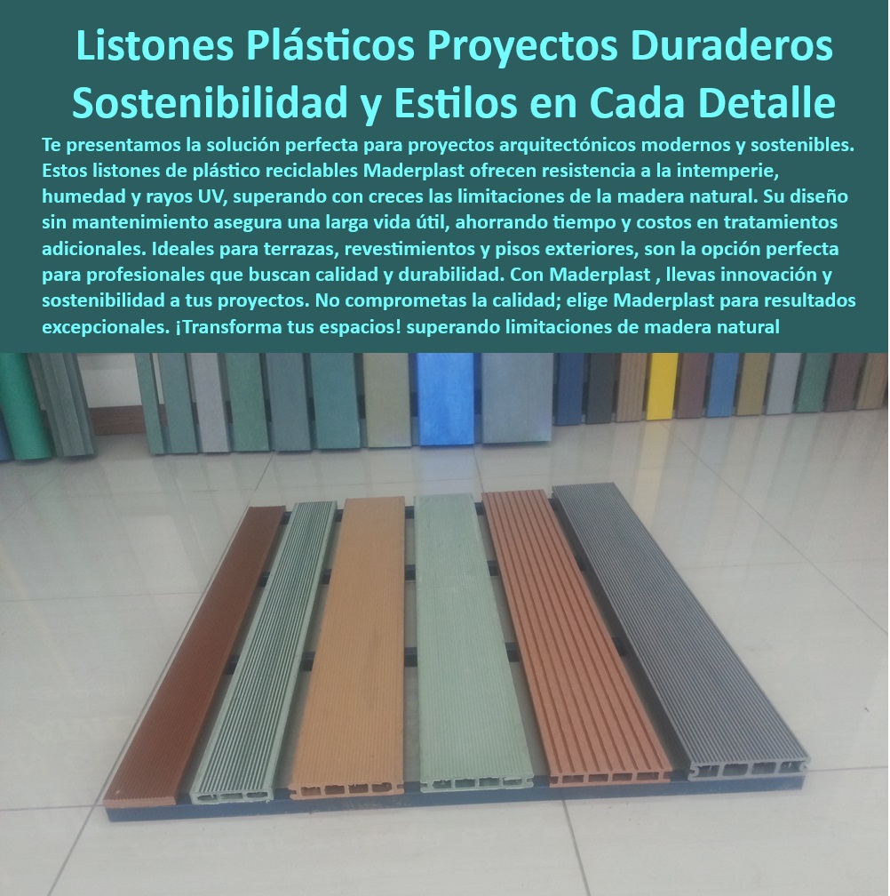 Perfiles De Plástico Acabados Arquitectónicos Madera wpc Maderplast 0 tablones de plástico reciclado para construcción listones plásticos para construcción sin mantenimiento listones de madera plástica para terrazas perfiles deck 0 listas plásticas que ofrecen una alternativa ecológica, sostenible, resistente y de bajo mantenimiento a la madera natural, - terrazas-plásticas, - Acabados arquitectónicos, - Oye Google, necesito tablones para hacer un deck que sean resistentes y que no se astillen al caminar descalzo, - Ok Google, necesito un material para el piso de mi terraza que sea resistente al sol ya la lluvia y que no tenga que pintar cada año, - Listones plásticos ideales para revestimientos exteriores, pisos antideslizantes, decks, terrazas y otros proyectos que requieren alta resistencia a la intemperie, bajo mantenimiento, estética similar a la madera natural y un compromiso con la sostenibilidad, - cubiertas-plasticos, - perfiles de plástico para acabados arquitectónicos innovadores, modernos y con un diseño estético superior, - listones plásticos con una vida útil prolongada que superan los 20 años para una inversión rentable y de bajo costo a largo plazo, - maderas que no requieren de mantenimientos costosos como pintura, barniz, selladores o aceites, - Listones plasticos, - madera para aplicaciones costeras y marítimas con alta resistencia a la humedad, el salitre y la erosión, - listones plásticos ideales para la construcción de decks, terrazas, pérgolas, muelles y otras estructuras exteriores duraderas y seguras, - construcción sostenible, - listones de madera plastico para terrazas con alta resistencia a la intemperie, - madera para aplicaciones marinas que no se daña con el agua salada del mar ni la corrosión marina, - tecnología sostenible en perfiles plásticos que minimizan el impacto ambiental y promueven la economía circular, - resistencia a plagas en perfiles plásticos que evitan daños estructurales y prolongan la vida útil del proyecto, - Alexa, quiero un material para exteriores que no tenga que estar protegiendo contra las termitas ni otros insectos, - listones plásticos para la construcción de fachadas ventiladas, revestimientos exteriores e interiores modernos y funcionales, - Madera que no requiere de pintura ni barniz para un acabado natural y de bajo mantenimiento a largo plazo, - materiales exteriores, - tablones de plástico reciclable para construcción de decks y terrazas sostenibles, - Tablones de plástico reciclable para construcción de decks, listones plásticos para construcción sin mantenimiento, listones de madera plástica para terrazas y perfiles deck que buscan una alternativa sostenible y duradera a la madera natural, - estabilidad estructural en perfiles plásticos para construcciones seguras, confiables y duraderas a largo plazo, - madera-plástica, - Listones plásticos para la fabricación de mobiliario urbano resistentes al vandalismo, la corrosión y las condiciones climáticas extremas, - la mejor madera para exteriores que no se pudre, agrieta, deforma ni requiere tratamientos, - Maderas de la mejor calidad listas, terminadas y acabadas para facilitar la instalación y ahorrar tiempo, - bajo mantenimiento en perfiles plásticos que reducen costos y tiempo de trabajo a lo largo de la vida útil del proyecto, - Perfiles plásticos impermeables para proyectos en contacto directo con agua, humedad y ambientes húmedos, - Maderas listas, terminadas, acabadas, impermeables, resistentes a plagas, con estabilidad estructural, acabado estético superior, tecnología sostenible y bajo mantenimiento para proyectos de construcción y carpintería que buscan calidad y durabilidad, - maderas para construcción y carpintería avanzada con alta estabilidad estructural, precisión dimensional y resistencia a cargas, - Listones plásticos para proyectos arquitectónicos modernos y sostenibles que ofrecen resistencia a la intemperie, bajo mantenimiento, larga vida útil y un diseño estético atractivo para terrazas, revestimientos y pisos exteriores, - Acabado estético superior en perfiles plásticos que ofrecen una amplia gama de colores, texturas y acabados que imitan la madera, - la madera inmunizada más duradera que resiste hongos, bacterias, termitas y otras plagas, - perfiles deck de madera plastico para pisos exteriores con diseño moderno y elegante, - La mejor madera para exteriores que resiste la intemperie, no se pudre, agrieta, deforma, requiere mantenimiento, resiste plagas, hongos, bacterias y ofrece una larga vida útil en aplicaciones marinas, costeras y de paisajismo, - listones plásticos que cumplen con las normativas de calidad y seguridad para la construcción, la arquitectura y el diseño de exteriores e interiores, - resistencia-intemperie, - Siri, quiero encontrar materiales de construcción que sean buenos para el medio ambiente y que no requieran mucho mantenimiento, - listones plásticos para construcción sin mantenimiento y de larga duración, - bajo mantenimiento, - alternativa-madera, - Alexa, estoy buscando algo para revestir la pared exterior de mi casa que se ve como madera pero que sea más duradera. Perfiles De Plástico Acabados Arquitectónicos Madera wpc Maderplast 0 tablones de plástico reciclado para construcción, - listones plásticos para construcción sin mantenimiento, - listones de madera plástica para terrazas - perfiles-deck