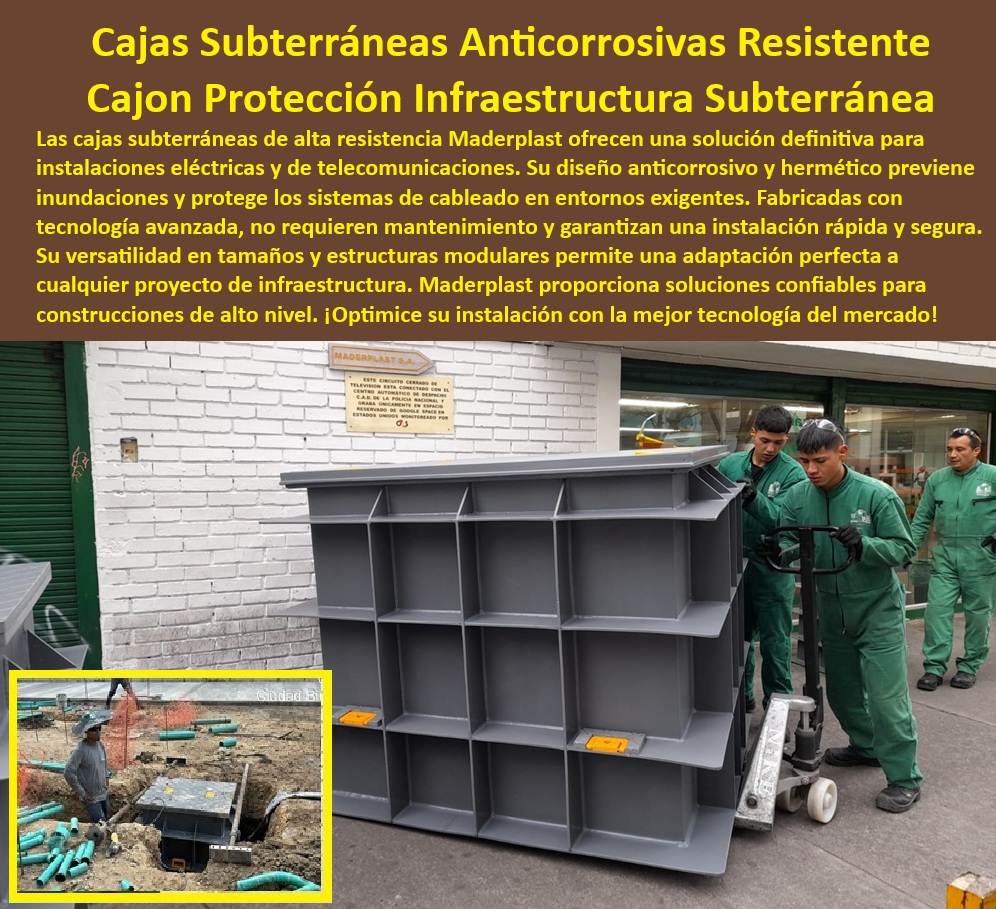 Cajas Eléctricas Instalación Fácil Tamaños Cajas Subterráneas Anticorrosivas Maderplast 0 Variedad de Dimensiones de cajas prevención inundaciones cajas seguridad en instalaciones subterráneas hermeticidad subterránea efectiva cajas Cajones plásticos sin mantenimiento para obras públicas, - Soluciones modulares para proyectos de infraestructura urbana, - ¿Cuál es la mejor protección para cableado subterráneo?, - Prevención de inundaciones cajas subterráneas seguras, - ¿Dónde llevo cajas subterráneas anticorrosivas para electricidad?, - Cajas plasticas resistentes para telecomunicaciones, - proteccion-electrica-subterranea-segura, - Soluciones plásticas herméticas para infraestructura enterrada, - Instalación eficiente cajas plásticas subterráneas, - Cajones plásticos impermeables para infraestructura, - cajas-electricas-subterraneas-anticorrosivas-proteccion-cableado-hermeticas-seguras-instalacion-rapida-modulares-infraestructura-industrial-maderplast, - Infraestructura subterránea optimizada con soluciones plásticas, - ¿Cómo instalar cajas herméticas de electricidad fácil y rápido?, - Protección avanzada cableado subterráneo con cajas plásticas, - Cajones subterráneos resistentes con tecnología avanzada, - Cajas eléctricas subterráneas con instalación rápida, - Cajas subterráneas herméticas protección total redes, - Soluciones confiables para redes subterráneas críticas, - instalación-rápida-cajas-eléctricas, - prevención-inundaciones-instalaciones-subterráneas, - Protección contra humedad cajas eléctricas subterráneas, - Cajas subterráneas anticorrosivas para telecomunicaciones y electricidad, - Cajas subterráneas anticorrosivas alta resistencia infraestructura, - Protección de cableado en entornos exigentes, - Contenedores herméticos subterráneos para cables, - Cámaras subterráneas seguras para instalación rápida, - ¿Quién fabrica cajones plásticos para infraestructura subterránea?, - Variedad de tamaños cajas subterráneas industriales, - Protección eléctrica subterránea con cajas anticorrosivas, - Sistemas subterráneos anticorrosivos de instalación eficiente, - Cajones plásticos herméticos para cables subterráneos, - soluciones-modulares-infraestructura-urbana, - Cajones modulares adaptables para proyectos urbanos, - cajones-plasticos-hermeticos-cables, - Cajones modulares seguros para instalaciones eléctricas subterráneas, - infraestructura-optimizada-protección-subterránea, - cámaras-subterráneas-herméticas-electricidad, - cajas-subterráneas-anticorrosivas-infraestructura, - proteccion-cableado-entornos-exigentes, - sistemas-subterráneos-seguros-proyectos, - Sistemas subterráneos seguros con cajas reforzadas, - Soluciones plásticas duraderas en infraestructura subterránea, - Protección avanzada para sistemas eléctricos enterrados, - Protección subterránea instalaciones eléctricas y telecomunicaciones, - ¿Qué cajas eléctricas subterráneas previenen inundaciones?, - Sistemas modulares anticorrosivos para redes eléctricas 0 Cajas Eléctricas Instalación Fácil Tamaños Cajas Subterráneas Anticorrosivas Maderplast 0 Variedad de Dimensiones de cajas, - prevención-inundaciones-cajas, - seguridad en instalaciones subterráneas, - hermeticidad-subterránea-efectiva, - cajas