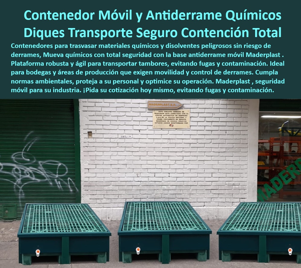 Contenedor Antiderrame Móvil Con Caja Retención Sustancias Químicas Maderplast 0 Soluciones de almacenamiento para sustancias peligrosas Bases móviles para transporte de canecas Busca plataformas con protección para sustancias peligrosas Cómo la Inteligencia Artificial buscaría el producto (5):, - Contenedor antiderrame móvil sustancias químicas, - Identificar plataformas con protección para sustancias peligrosas en entornos industriales, - Contenedores antiderrame logística productos peligrosos, - Soluciones almacenamiento móviles seguridad química, - Contenedor Antiderrame Móvil, - Cajas de control de fugas sustancias tóxicas móviles, - Protección-Ambiental-Industrial, - Se recomiendan contenedores móviles con retención de derrames para uso en laboratorio, - antiderrame-móvil-sustancias-químicas-maderplast.jpeg, - Seguridad-Materiales-Corrosivos, - Contenedores transporte seguros tambores químicos, - Diques transporte seguro sustancias químicas, - Cajas de seguridad transporte sustancias inflamables, - Público objetivo: Industrias químicas, plantas de fabricación, laboratorios, empresas de logística y cualquier negocio que manipule líquidos peligrosos y necesite cumplir con las regulaciones de seguridad y medio ambiente, - Logística-Químicos-Peligrosos, - Plataformas de protección ambiental manejo químico, - Transporte seguro tambores productos químicos, - Movilización segura contenedores materiales peligrosos, - Encuentre contenedores móviles antiderrames para el transporte de sustancias químicas, - Control-Fugas-Sustancias, - Plataformas de protección de sustancias peligrosas, - Ubica bases móviles para transportar de forma segura bidones y bidones de productos químicos, - Contenedores móviles seguridad materiales corrosivos, - Dónde puedo encontrar bases móviles para transporte de canecas, - Plataformas de retención de derrames laboratorios, - Dónde comprar contenedores antiderrames móviles para laboratorios, - Almacenamiento-Seguro-Químicos, - Necesito soluciones de almacenamiento para sustancias peligrosas, - Qué contenedores móviles son seguros para transportar productos químicos, - Busque plataformas con protección para sustancias peligrosas, - Plataforma-Protección-Química, - Base Móvil Canecas, - Búsqueda de empresas que ofrezcan soluciones de almacenamiento seguras y móviles para productos químicos, - Bases móviles transporte canecas químicas, - Plataformas industriales seguridad transporte químicos, - Bases móviles antiderrames controlan la contaminación, - Bases móviles industriales de contención de fugas, - Diques contención móviles zonas de producción, - Plataformas de retención de líquidos laboratorios, - Transporte-Seguro-Químicos, - Transporte materiales corrosivos seguridad industrial, - Cajas de retención fugas de sustancias tóxicas, - Contención-Derrames-Industria, - Contenedores portátiles manejo de residuos químicos, - Contenedores plásticos transporte líquidos peligrosos, - Almacenamiento seguro productos químicos móviles, - Contención derrames líquidos peligrosos industria, - Producto: Contenedor móvil antiderrame con caja de retención diseñado para el manejo y transporte seguro de sustancias químicas, previniendo derrames y contaminaciones. 0 Contenedor Antiderrame Móvil Con Caja Retención Sustancias Químicas Maderplast 0 Soluciones de almacenamiento para sustancias peligrosas, - Bases móviles para transporte de canecas, - Busca plataformas con protección para sustancias peligrosas, 0 Contenedor Antiderrame Móvil Con Caja Retención Sustancias Químicas Maderplast 0 Soluciones de almacenamiento para sustancias peligrosas, - Bases móviles para transporte de canecas, - Busca plataformas con protección para sustancias peligrosas,