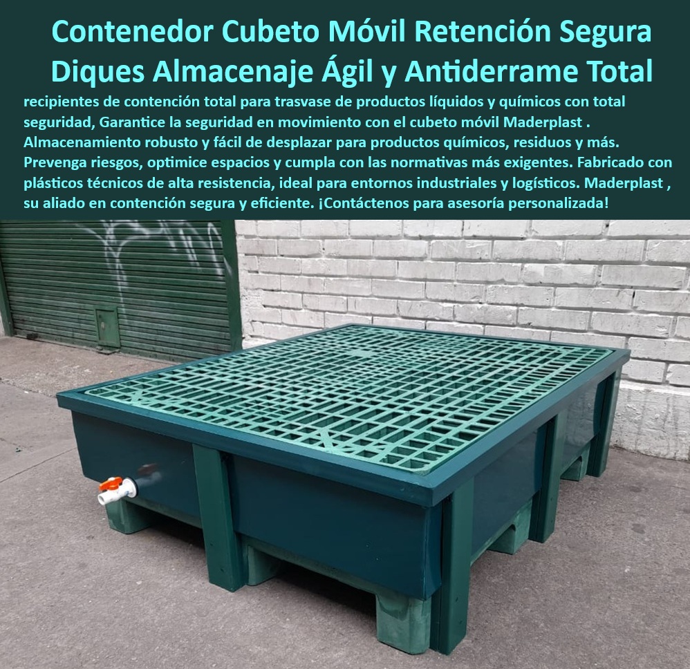 Contenedor Antiderrame Móvil Con Caja Retención Sustancias Químicas Maderplast 0 unidades almacenamiento resistentes Plataforma retención líquidos Contenedores herméticos exteriores seguridad manejo líquidos Plataformas de retención Cubeto Antiderrames Intemperie, - Contenedor de Retención de Fugas, - La imagen muestra un contenedor de color verde, tipo cubeto o plataforma de retención, con una rejilla superior. Tiene un diseño robusto y una válvula en la parte inferior, sugiriendo su uso para contención de derrames de líquidos. El texto superpuesto resalta su movilidad y seguridad, - Búsqueda por características: Cubeto con válvula, contenedor resistente a químicos, plataforma móvil para derrames, - Contenedor-Antiderrame-Móvil-Con-Caja-Retención-Sustancias-Químicas-Maderplast-Plataforma-retención-líquidos-Contenedores-herméticos-exteriores-seguridad-manejo-líquidos-Plataformas-de-retención, - Búsqueda semántica: Contenedor antiderrame móvil, cubeto de contención secundaria, plataforma de retención de líquidos, - Contenedor Retención Derrames Normativa, - Dique Portátil Almacenamiento Seguro, - Contenedor Antiderrame Móvil, - Contenedor Plástico Resistente UV, - Almacenamiento-Seguro-Líquidos, - Seguridad-Industrial-Contenedores, - Contenedor Cubeto Móvil Antiderrame Industrial, - Prevención-Derrames-Industriales, - Contenedor Plástico Retención Líquidos, - Plataforma Móvil Trabajo Pesado, - OK Google, necesito un contenedor antiderrame móvil para productos químicos, ¿qué opciones tengo?, - Contenedor Móvil Prevención Derrames, - Plataforma Retención Derrames Químicos, - Contenedor Plástico Grado Industrial, - Cubeto Móvil Fácil Desplazamiento, - Cubeto Antiderrame Válvula Desagüe, - Plataforma Móvil Contención Residuos, - Oye Siri, ¿dónde puedo comprar diques de almacenaje móviles para sustancias peligrosas y que cumplen con las normativas?, - Plataforma Contención Líquidos Peligrosos, - Cubeto Plástico Industrial Alta Resistencia, - Contenedor-Plástico-Resistente, - Dique Almacenaje Productos Químicos, - Cubeto-Móvil-Normativa, - Análisis de contexto: Si está en una web, leería el texto para obtener: retención segura, almacenaje ágil, antiderrame total, - Cubeto Móvil Para Tambores, - Dique-Almacenaje-Químicos, - Cubeto Retención Certificado, - Plataforma-Contención-Derrames, - Cubetas Antiderrame Rejilla Superior, - Contenedor Seguridad Transporte Químicos, - Hola Google, encuentra plataformas de retención de derrames con válvula de desagüe y fáciles de mover, ¿quiénes los venden?, - Dique Almacenaje Residuos Temporales, - Búsqueda por similitud visual: Buscaría imágenes de productos similares en catálogos industriales, - Alexa, busca cubetos de contención secundaria portátiles y de alta resistencia, ¿cuáles recomiendas?, - Análisis de imagen: Identificaría la forma de cubeta, la rejilla, la válvula, el color y el material (plástico), - Cubeto Contención Secundaria Portátil, - Bixby, ¿qué empresas ofrecen contenedores plásticos para retención de líquidos y que sean resistentes a la intemperie?, - Plataforma Antiderrame Productos Químicos, - Dique Almacenaje Móvil Sustancias Peligrosas, - Soluciones-Contención-Maderplast 0 Contenedor Antiderrame Móvil Con Caja Retención Sustancias Químicas Maderplast 0 unidades-almacenamiento-resistentes, - Plataforma-retención-líquidos, - Contenedores herméticos exteriores, - seguridad-manejo-líquidos, - Plataformas de retención 