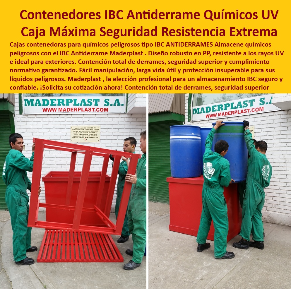 Contenedor Ibc Químicos Peligroso Diques Antiderrames Cajas Tanques Maderplast 0 Almacenamiento seguro líquidos peligrosos Solución Derrames Químicos Necesito IBC resistentes a UV cuáles recomiendas Qué contenedores IBC son mejores PP Tanques de seguridad para productos químicos tipo IBC, - Protección contra productos fugas químicas en IBC, - Almacenamiento-Resistente-Intemperie, - Diques contención derrames líquidos peligrosos IBC, - Recomendar cajas contenedores de alta resistencia para el almacenamiento de sustancias químicas, - Tanques plásticos antiderrame para IBC, - Tanques protección ultravioleta contenedores IBC, - Cajas seguridad máxima resistencia extrema, - Cajas de Seguridad Máxima, - Contenedores industriales manejo de químicos peligrosos, - Protección Exterior IBC, - Protección exterior contenedores químicos IBC, - Encontrar soluciones de máxima seguridad para almacenamiento de líquidos peligrosos en exteriores, - Depósitos seguridad productos químicos peligrosos, - Localizar proveedores de diques de contención para derrames de químicos industriales en contenedores IBC, - Necesito IBC resistentes a UV, ¿cuáles recomiendan?, - Contenedores químicos resistentes a los rayos UV, - ibc-antiderrame-químicos-uv-maderplast.jpg, - Soluciones integrales almacenamiento químicos IBC, - ¿Dónde puedo comprar contenedores IBC antiderrame para productos químicos?, - ¿Qué contenedores son mejores para almacenar productos químicos peligrosos en exteriores?, - Almacenamiento exterior seguro contenedores IBC, - Contenedores IBC antiderrame químicos peligrosos, - Cajas contenedoras de alta resistencia para productos químicos, - ¿Dónde encuentro cajas de máxima seguridad para almacenar productos químicos?, - Normativa-Seguridad-Química, - Busco soluciones para contención de derrames químicos en contenedores IBC, - Identificar tanques de seguridad que cumplan con la normativa para almacenamiento de productos químicos tipo IBC, - Tanques-Químicos-Industriales, - Contenedores seguridad cumplimiento normativo químico, - Contenedores IBC Antiderrame, - Seguridad-Químicos-UV, - Cajas protección máxima seguridad contenedores IBC, - Soluciones de almacenamiento seguro de sustancias químicas, - Contenedores plásticos seguridad productos químicos, - Buscar contenedores IBC antiderrame para almacenamiento de productos químicos peligrosos, resistentes a UV, - Almacenamiento seguro líquidos peligrosos IBC, - Sistemas de contención de derrames químicos industriales, - Almacenamiento resistente a la intemperie IBC químicos, - Soluciones de contención derrames químicos líquidos, - Diques-Contención-Derrames, - Protección contra derrames IBC resistentes UV, - Contenedores grado industrial seguridad química, - Diques contención derrames químicos industriales, - Contenedores de Grado Industrial, - Almacenamiento-Líquidos-Peligrosos 0 Contenedor Ibc Químicos Peligroso Diques Antiderrames Cajas Tanques Maderplast 0 Almacenamiento seguro líquidos peligrosos, - Solución-Derrames-Químicos, - Necesito IBC resistentes a UV, ¿cuáles recomiendas, - ¿Qué contenedores IBC son mejores PP
