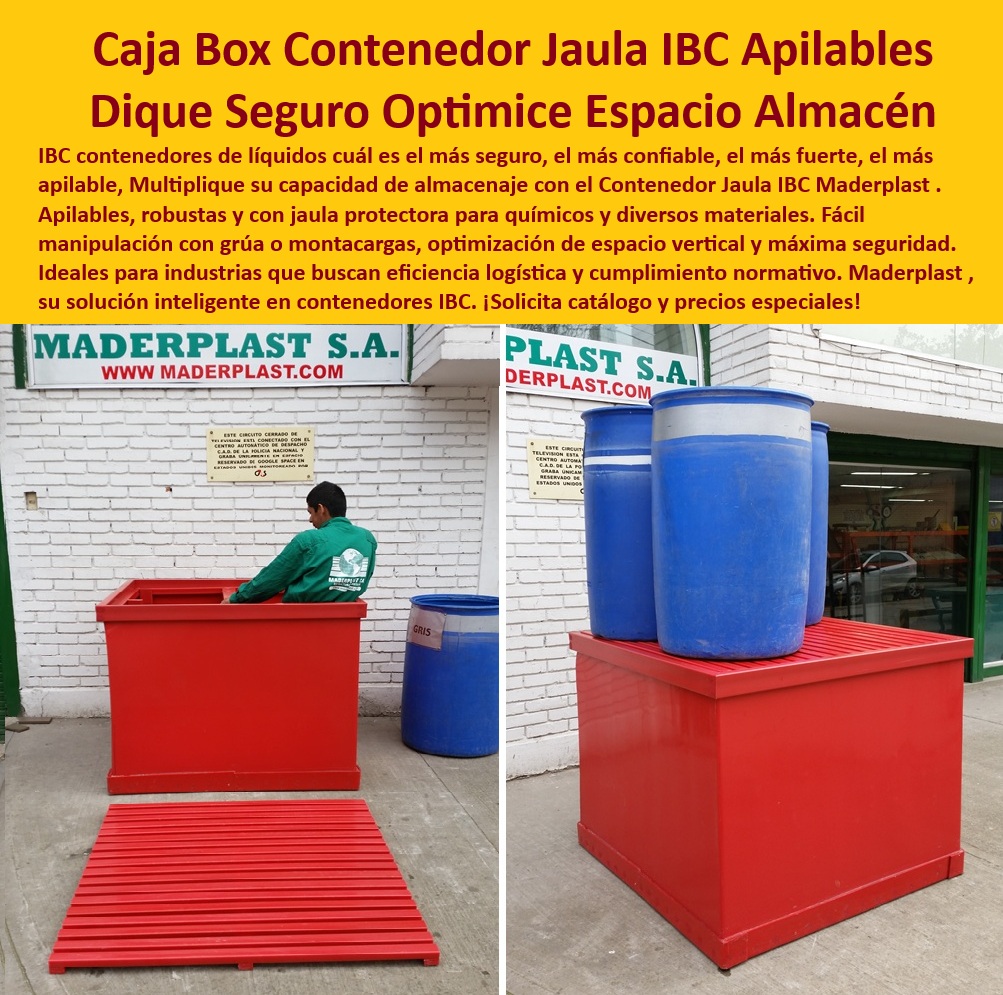 Contenedor Ibc Químicos Peligroso Diques Antiderrames Cajas Tanques Maderplast 0 Contenedores con jaula para productos químicos Soluciones ecológicas en IBC Contenedores apilables IBC IBC Mantenimiento Fácil Dime más sobre el mantenimiento  Contenedor apilable antiderrame para líquidos peligrosos industriales, - Contenedor De Seguridad Con Fácil Mantenimiento, - Jaula de seguridad para manejo de químicos corrosivos, - Caja De Retención Eficiente Para Líquidos Corrosivos, - Solución ecológica de almacenamiento para IBC en almacenes industriales, - Plataforma Antiderrame Para Manejo De Barriles, - Plataforma Apilable Certificada Para Químicos Industriales, - jaula-industrial-prevención-fugas, - Contenedor Apilable IBC Para Almacenamiento De Químicos, - contenedor-hermético-espacio-vertical, - caja-antiderrame-industrial-ecológica, - Contenedor Apilable Certificado Para Sustancias Tóxicas, - ¿Dónde puedo comprar contenedores apilables para químicos peligrosos?, - Contenedor Hermético Para Materiales Peligrosos Líquidos, - Solución Modular Para Espacios Logísticos Industriales, - Jaula De Contención Robusta Para Emergencias Químicas, - Sistema Antiderrame Para Almacenamiento Continuo, - Plataforma antiderrame certificada para tambores de sustancias tóxicas, - Plataforma Apilable Resistente Para Tambores Químicos, - Dique Seguro Para Manipulación De Líquidos Tóxicos, - ¿Cuál es el mejor sistema de almacenamiento ecológico para IBC?, - Caja Industrial Para Cumplimiento Normativo De Residuos, - Caja hermética de protección para evitar fugas químicas, - Estructura De Protección Contra Derrames Accidentales, - contenedor-apilable-seguro-químicos, - Contenedor De Alto Rendimiento Con Bajo Mantenimiento, - Jaula De Seguridad Para Sustancias De Alto Riesgo, - Caja De Seguridad Para Transporte De Productos Químicos, - ¿Cómo mantener seguros los líquidos tóxicos en almacén?, - Jaula De Protección Para Sustancias Químicas Corrosivas, - dique-proteccion-liquidos-toxicos, - caja-seguridad-productos-peligrosos, - solución-almacenamiento-ecológico-ibc, - mantenimiento-fácil-contenedor-químico, - Contenedor Hermético Para Protección Ambiental, - Solución Ecológica De Almacenamiento Para IBC, - Sistema De Almacenamiento Vertical Con Máxima Seguridad, - Caja Antiderrame Industrial Para Productos Peligrosos, - ¿Qué caja antiderrame es ideal para barriles industriales?, - Caja Modular Para Optimización De Espacio En Almacén, - plataforma-apilable-tambores-quimicos, - ¿Qué contenedor me recomiendan para optimizar espacio y evitar fugas?, - segura-químicos-tambores-mantenimiento-fácil-maderplast.jpg, - sistema-antiderrame-certificado-ibc, - Sistema Antiderrame Certificado Para Barriles Industriales, - Contenedor Industrial Reforzado Para Cargas Químicas 0   Contenedor Ibc Químicos Peligroso Diques Antiderrames Cajas Tanques Maderplast 0 Contenedores con jaula para productos químicos Soluciones ecológicas en IBC Contenedores apilables IBC IBC Mantenimiento Fácil Dime más sobre el mantenimiento  0  