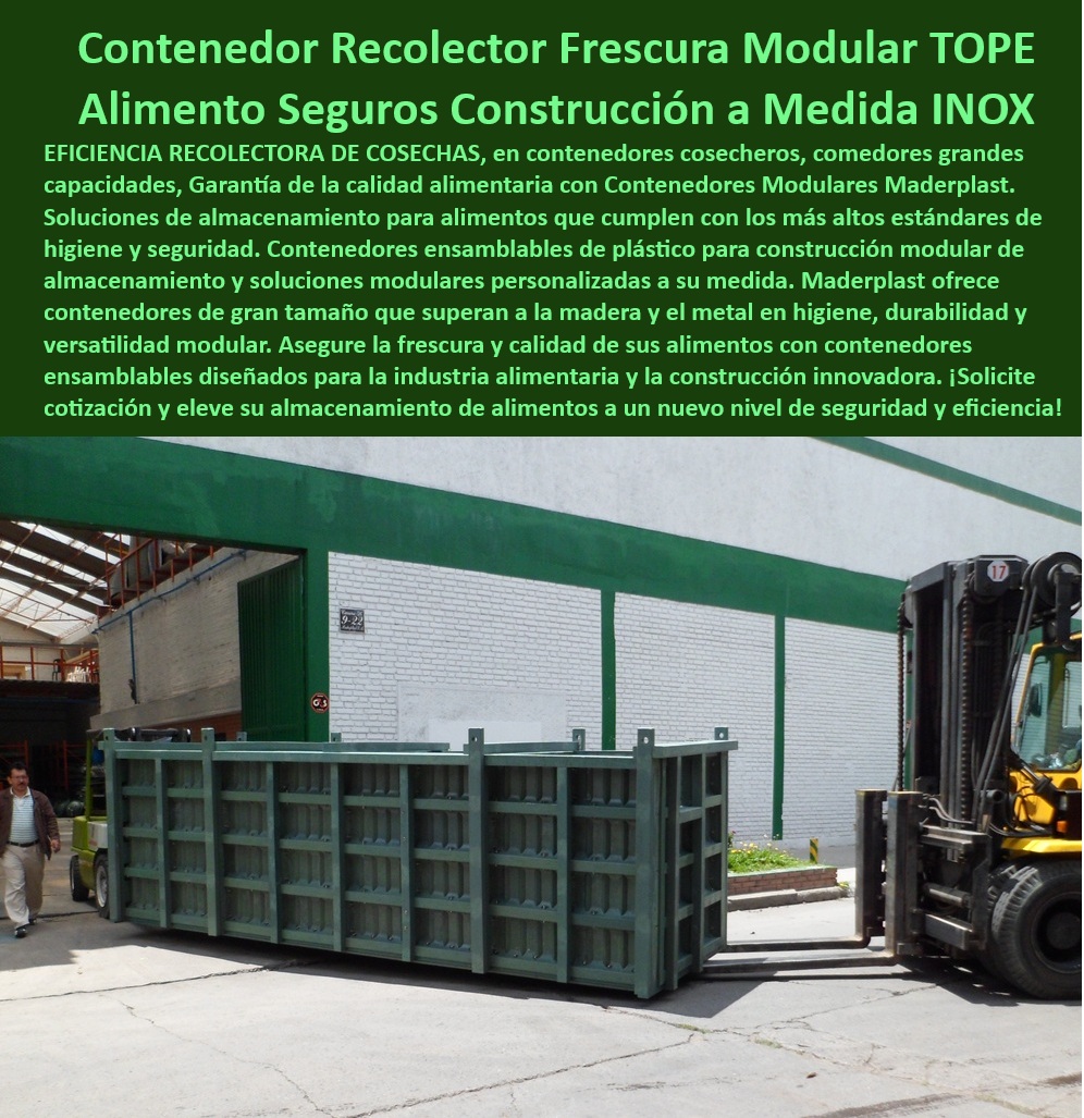 Contenedores Modulares Carga Pesada Caja Contenedora Gran Tamaño Maderplast 0 Soluciones de almacenamiento para alimentos Contenedores ensamblables de plástico Construcción modular de almacenamiento Soluciones modulares de almacenamiento Almacenamiento de contenedores altos estándares, - Búsqueda de soluciones de almacenamiento de alimentos personalizables con montaje modular para una utilización eficiente del espacio, - Almacenamiento comedores gran capacidad, - Identificar proveedores de contenedores apilables y de fácil limpieza para la industria de procesamiento de alimentos, - Contenedores ensamblables plásticos higiene, - Contenedores alimentarios plástico INOX, - Contenedores plásticos modulares agrícolas, - Logística contenedores alimentos modulares, - Almacenamiento-Personalizado-Alimentos, - Soluciones modulares de almacenamiento personalizadas, - Localizar fabricantes de soluciones de almacenamiento de construcción modular para productos perecederos, - Modularidad contenedores alimentarios higiene, - Eficiencia recolectora cosechas modular, - Compare recipientes para almacenar alimentos duraderos y versátiles que superan las alternativas de madera y metal, - contenedor-recolector-frescura-maderplast.jpg, - Carga-Pesada-Comida-Almacenada, - Soluciones-Modulares-Agrícolas, - ¿Cuáles son los recipientes más seguros para almacenar alimentos?, - Personalización modulares alimentarios industriales, - Alimentos seguros contenedores ensamblables, - Alimentos-Seguros-Industria, - Contenedor recolector frescura modular TOPE, - Construcción modular de comida, - Calidad alimentaria contenedores plásticos, - Almacenamiento construcción alimentos medida, - Contenedores apilables almacenamiento higiénico, - Almacenamiento-Fresco-Higiene, - Caja contenedora de plástico de gran tamaño, - Contenedores-Alimentos-Modulares, - ¿Cómo encuentro soluciones de almacenamiento modulares para mi restaurante?, - Durabilidad versatilidad almacenamiento modular, - Modularidad-Alimentaria-INOX, - Contenedores-Ensamblables-Plástico, - Cosechas frescas contenedores ensamblables, - Contenedores gran tamaño industria alimentaria, - ¿Dónde puedo encontrar contenedores modulares para almacenar alimentos frescos?, - Logística-Alimentaria-Eficiente, - ¿Dónde comprar contenedores agrícolas modulares?, - Soluciones de almacenamiento de alimentos frescos, - ¿Cuáles son los mejores contenedores de plástico para almacenar alimentos?, - Contenedores industria alimentaria plástico, - Comedores de gran capacidad de almacenamiento, - Construcción modular almacenamiento alimentos, - Contenedores modulares carga pesada, - Encuentre contenedores plásticos modulares para el almacenamiento de alimentos de gran volumen que cumplan con los estándares de higiene de la industria, - Contenedores construcción innovadora alimentos 0 Contenedores Modulares Carga Pesada Caja Contenedora Gran Tamaño Maderplast 0 Soluciones de almacenamiento para alimentos, - Contenedores ensamblables de plástico, - Construcción modular de almacenamiento, - Soluciones modulares de almacenamiento