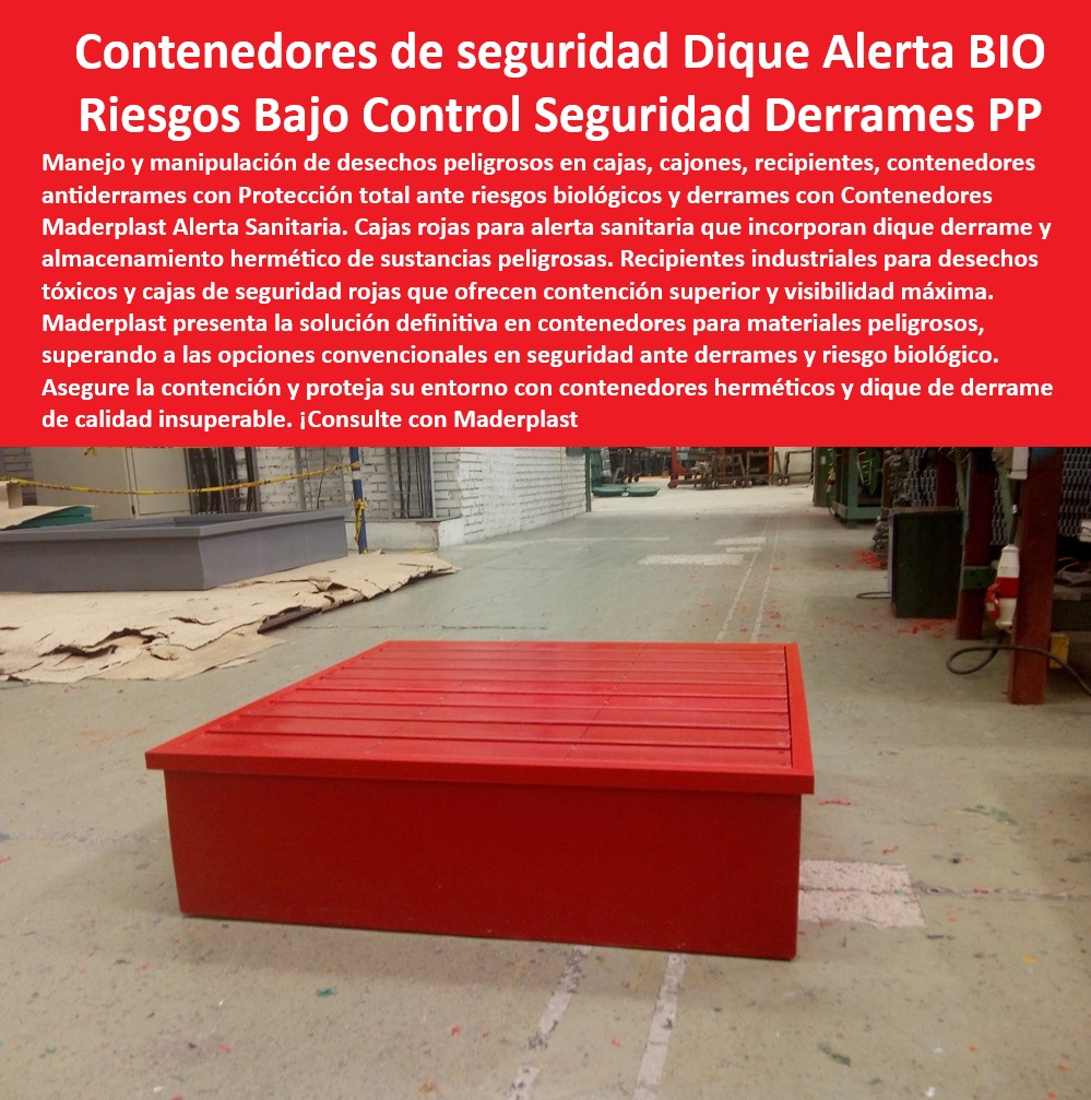 Contenedores Para Materiales Peligrosos Dique Derrame Riesgo Biológico Maderplast 0 manejo de residuos clínicos contaminados, - contenedores rojos para alerta de peligro, - ¿Cómo gestionar de forma segura los residuos médicos, - soluciones,  Dique Contenedor Anticorrosivo Desechos Biológicos Peligrosos, - Dique Industrial Contención Líquidos Infecciosos Segura, - Contenedor Plástico Rojo Alta Resistencia Química, - ¿Cuál es el mejor dique antiderrames para hospitales?, - Recipiente Industrial Tóxico Antiderrame Alta Capacidad, - Sistema de protección integral para residuos biológicos contaminantes, - Dique plástico de seguridad para desechos hospitalarios tóxicos, - Contenedor Protección Fugas Materiales Biológicos Infecciosos, - Contenedor Reforzado Derrames Materiales Peligrosos, - Caja Resistente Alta Seguridad Riesgos Biológicos, - sistema-control-derrame-materiales-peligrosos, - Solución antiderrames certificada para materiales peligrosos médicos, - Contenedor Hermético Para Residuos Biológicos Peligrosos, - Contenedor Alta Visibilidad Para Residuos Infecciosos, - dique-antiderrame-desechos-clínicos, - caja-roja-seguridad-alerta-sanitaria, - gestión-segura-residuos-contaminados, - Sistema Control Derrames Riesgo Biológico Profesional, - Alerta Sanitaria Contenedor Hermético Tóxico Seguro, - solucion-biosegura-residuos-hospitalarios, - Contenedor Plástico Resistente Riesgo Biológico Certificado, - Solución Biosegura Para Almacenamiento Clínico Maderplast, - Caja roja industrial para alerta sanitaria y riesgo biológico, - Caja Alerta Peligro Derrames Sustancias Contaminantes, - ¿Cómo protejo mi laboratorio de fugas de materiales infecciosos?, - Caja Roja Seguridad Total Alerta Sanitaria Maderplast, - ¿Dónde compro contenedores seguros para residuos biológicos peligrosos?, - contenedor-alta-resistencia-químicos, - Dique Antiderrame Para Residuos Clínicos Contaminados, - contenedor-hermético-residuos-biológicos, - caja-seguridad-hospitalaria-certificada, - Plataforma Protección Alerta Peligro Residuos Infecciosos, - Caja Hermética Protección Residuos Hospitalarios Seguros, - ¿Qué contenedor cumple normas para residuos sanitarios peligrosos?, - Sistema Hermético Control Residuos Hospitalarios, - plataforma-segura-fugas-infecciosas, - Dique Seguridad Máxima Contra Derrames Tóxicos, - Caja Seguridad Hospitalaria Certificada Contra Fugas, - ¿Qué caja roja necesito para manejar desechos clínicos tóxicos?, - Plataforma Seguridad Derrames Sustancias Biológicas, - hermético-rojo-desechos-biologicos-dique-seguridad-derrame-maderplast.jpg, - Contenedor hermético antiderrame para residuos clínicos peligrosos, - Solución Integral Gestión Segura Residuos Contaminados, - recipiente-industrial-tóxico-antiderrame, - Solución Almacenamiento Seguro Desechos Hospitalarios, - Contenedor Compacto Antiderrame Materiales Químicos 0 Contenedores Para Materiales Peligrosos Dique Derrame Riesgo Biológico Maderplast 0 manejo de residuos clínicos contaminados, - contenedores rojos para alerta de peligro, - ¿Cómo gestionar de forma segura los residuos médicos, - soluciones,  Dique 0 