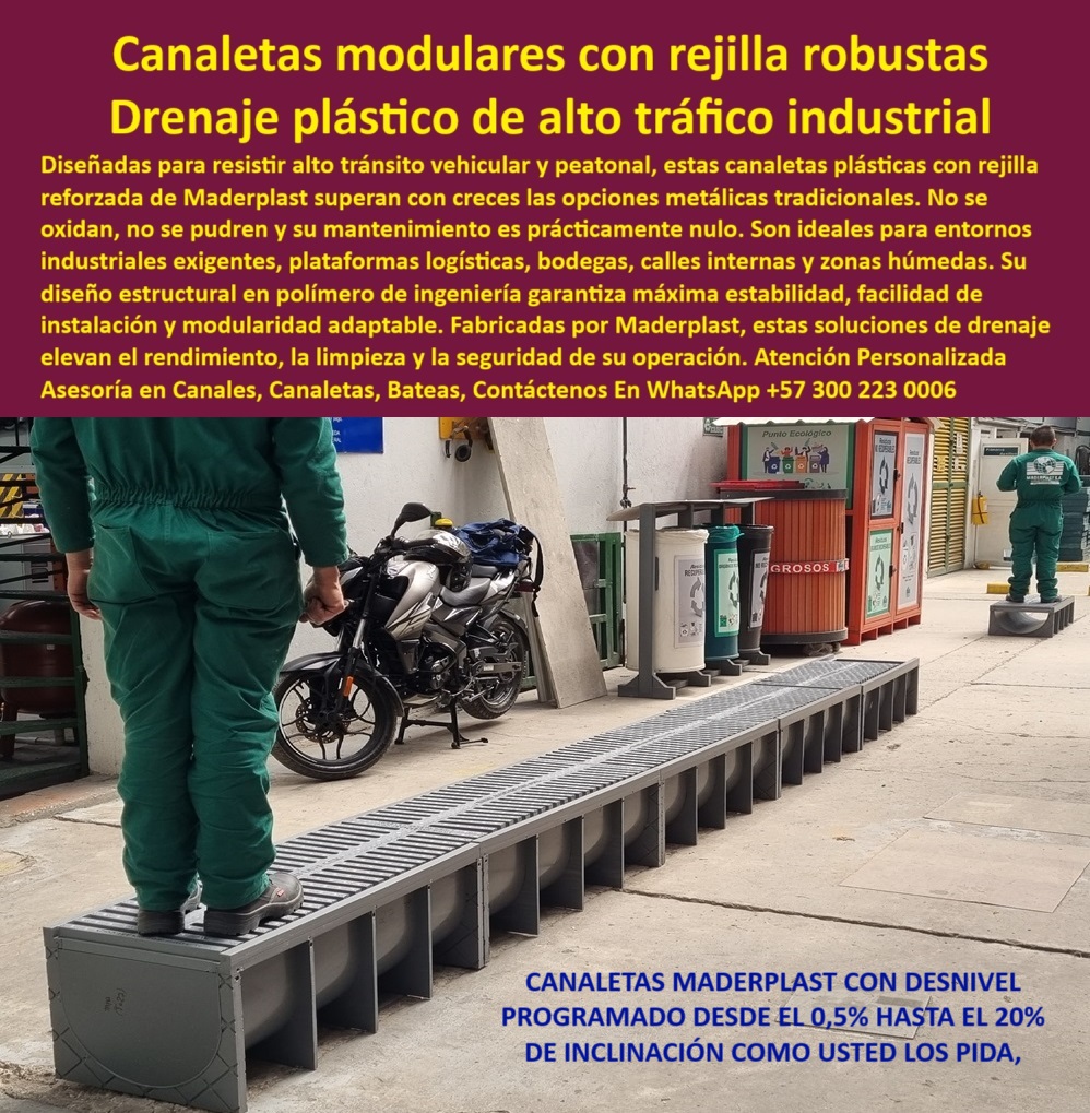 Canales industriales de plástico reforzado Canal Rejilla modular ingeniería Maderplast 0 Qué ventajas tienen las Canal Rejilla plásticas frente a las metálicas Canaletas plásticas de alto tráfico con rejillas resistentes Canal Rejilla Canales drenajes para tránsito pesado con rejilla plástica, - sistema drenaje logístico para andenes y bodegas, - canaletas personalizadas para caídas hidráulicas, - canal plástico con ajuste de pendiente automática, - canaletas plásticas para zonas húmedas industriales, - ¿Qué canaletas resisten impacto y no se oxidan?, - canales-con-inclinación-programada, - canal de rejilla con pendiente programada, - canal de ingeniería plástica para tráfico vehicular, - canales reforzados plásticos para zonas industriales, - canales ecológicos con diseño inteligente, - rejilla reforzada para tránsito pesado industrial, - ¿Dónde comprar canal con rejilla plástica reforzada?, - drenaje técnico con caída controlada por diseño, - canal plástico reforzado con rejilla resistente, - sistema de drenaje plástico con pendiente, - canal de drenaje con módulos ensamblables, - canaletas-ecológicas-industriales, - canales industriales de plástico reforzado, - canaletas-tránsito-vehicular, - canaleta gris con rejilla plástica modular, - canaletas prefabricadas resistentes a químicos, - ¿Qué canaleta tiene caída de agua programada?, - canaleta plástica gris con rejilla metálica, - drenaje plástico industrial con inclinación personalizada, - canales modulares en andén de concreto, - ¿Dónde venden canaletas plásticas para tráfico pesado?, - trabajador de pie sobre canaleta industrial, - drenaje plástico con diseño técnico visible, - canaletas-zonas-húmedas, - canal de rejilla alineado en zona urbana, - canal modular con base plástica reforzada, - sistema drenaje personalizado por ingeniería modular, - canal modular largo con pendiente continua, - canaletas-plásticas-industriales, - instalación de canaleta frente a dispensadores, - rejillas modulares para sistemas de evacuación, - sistema de drenaje para estación de servicio, - sistema de drenaje con caída de agua ajustada, - ¿Cuál es el mejor sistema de drenaje con inclinación?, - canal con estructura plástica resistente al impacto, - canaletas con estructura liviana de alta capacidad, - drenaje-sin-mantenimiento, - canaletas técnicas ligeras para obras rápidas, - soluciones en drenaje sin mantenimiento, - drenaje-con-rejilla-reforzada, - soluciones-en-drenaje, - canales plásticos con pendiente desde 0.5% hasta 20%, - canaletas plásticas modulares para alto tráfico, - drenajes-de-alto-tráfico, - canal-modular-plástico, - canal prefabricado de drenaje con caída ajustada, - drenaje plástico sin oxidación para industrias, - NOMBRE SEO PARA LA IMAGEN: canaleta-plástica-industrial-rejilla-reforzada-inclinación-programada-drenaje-zona-logística-transito-pesado.jpg, - canaleta resistente sin fracturas ni deformaciones, - canales modulares con rejillas resistentes a impacto Canales industriales de plástico reforzado Canal Rejilla modular ingeniería Maderplast 0 Qué ventajas tienen las Canal Rejilla plásticas frente a las metálicas Canaletas plásticas de alto tráfico con rejillas resistentes, - Canal Rejilla Canales