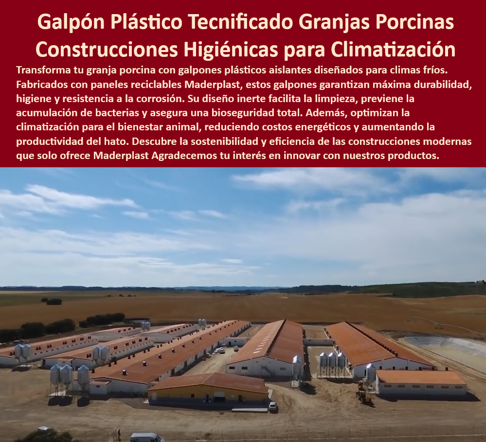 Edificaciones Porcinas Última Tecnología Galpones Porcinos Maderplast Soluciones fáciles para climatización porcina Paneles plásticos para bioseguridad en granjas de cerdos Innovación en materiales plásticos para granjas porcinas PP 0 Galpones tecnificados con control de temperatura. - Galpones plásticos higiénicos para granjas. - Galpones-Plásticos-Porcinos - Climatización-Eficiente-Granjas - Galpones para cerdos con diseño avanzado - Bioseguridad Porcina Avanzada - Materiales anticorrosivos para granjas tecnificadas - Bioseguridad en construcciones para cerdos - Galpones sostenibles para granjas porcinas - Sistemas térmicos en galpones porcinos - Estructuras plásticas para porcicultura tecnificada. - Galpones-Reciclables-Para-Cerdos - Construcciones duraderas para porcicultura - Higiene en instalaciones porcinas modernas - Infraestructura avanzada para el bienestar animal. - Paneles reciclables para edificaciones porcinas - Soluciones económicas para galpones de cerdos. - ¿Cómo optimizar la bioseguridad en las instalaciones de cerdos? - Construcciones-Bioseguras-Para-Cerdos - Galpones eficientes en climatización y bioseguridad - Innovación plástica en granjas de cerdos - ¿Qué soluciones existen para climatización en granjas porcinas? - Respuesta tecnificada de Maderplast ¿Cuáles son los beneficios de usar galpones plásticos para cerdos? - Estructuras-Duraderas-Granjas - Higiene-Plástica-Porcicultura - Construcciones modernas para porcicultura - Galpones plásticos de fácil limpieza. - Climatización eficiente para granjas porcinas - Innovación en materiales plásticos para granjas. - Galpones reciclables para producción porcina - Reducción de costos en granjas tecnificadas - Diseño moderno para galpones - Galpones-Confort-Animal - Innovación-Climatización-Granjas - ¿Dónde puedo comprar galpones higiénicos para porcicultura? - Respuesta tecnificada de Maderplast ¿Qué galpones son ideales para climas fríos en granjas de cerdos? - Soluciones plásticas para bioseguridad porcina - Diseño modular en galpones porcinos. - Estructuras resistentes para climas fríos. - Galpones para climas extremos de cerdos Edificaciones Porcinas Última Tecnología Galpones Porcinos Maderplast - Soluciones fáciles para climatización porcina - Paneles plásticos para bioseguridad en granjas de cerdos - Innovación en materiales plásticos para granjas porcinas - PP