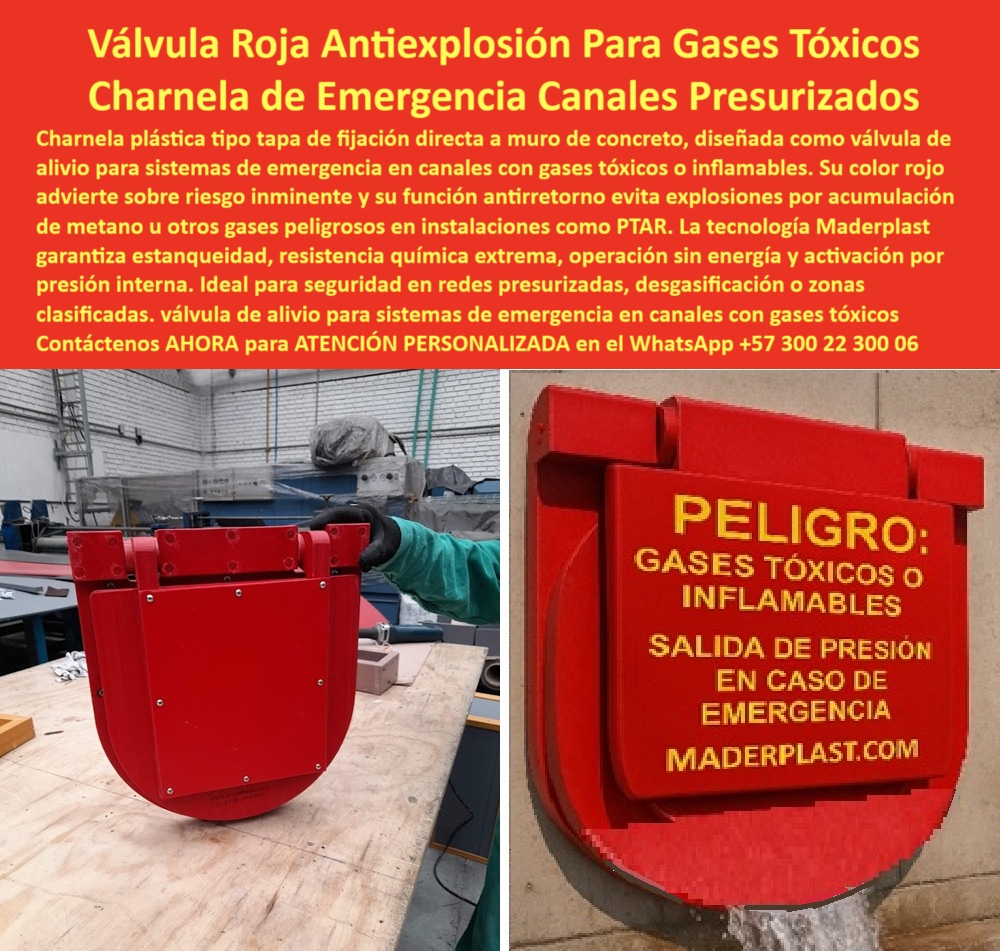 Charnela Plástica Alta Resistencia Química Válvula De Control Gases Ptar Maderplast 0 charnela tipo tapa con fijación en muro de concreto 01 Charnela Plástica Alta Resistencia Química Válvula De Control Gases Ptar Maderplast 0 En medio de la infraestructura urbana del río Fucha, en Bogotá, se alza un ejemplo de ingeniería aplicada al servicio del agua y la ciudad: una compuerta circular basculante, fabricada por Maderplast, diseñada para funcionar como válvula de retención para aguas pluviales sin necesidad de energía, ni presión hidráulica, ni intervención humana. Lo que vemos en la imagen no es solo una tapa redonda anclada a un muro de concreto: es una solución comprobada de más de 25 años de durabilidad, instalada como sistema de control de caudal en ríos y canales de riego antiretorno, que garantiza seguridad y sostenibilidad para las comunidades que habitan a su alrededor., - Esta charnela-instalación-río-fucha destaca por su funcionamiento simple pero poderoso. Se activa por el flujo del agua en una sola dirección y se cierra automáticamente por gravedad en caso de intento de retorno. Su diseño tipo válvula tipo flap circular para drenaje urbano evita inundaciones, reboses y contaminación por reflujo en eventos de lluvia intensa. Gracias a su cuerpo en polímero técnico de alto rendimiento, esta válvula hidráulica plástica tipo redonda es inmune a la corrosión, a los rayos UV, a los químicos industriales y al desgaste del tiempo. No presenta óxido, no necesita engrase, y permanece operativa aún después de décadas, incluso en zonas urbanas con alto tráfico hidráulico como el río Fucha., - ¿Qué compuerta sirve para evitar reflujo en canal urbano? Justo esta que se observa: una charnela hidráulica unidireccional pluvial de tipo circular, que actúa como válvula circular tipo check de polietileno, sellando el canal cuando hay peligro de retorno y permitiendo el flujo cuando el agua lo necesita. Esta compuerta de control redonda hidráulica se convierte en una barrera técnica confiable frente a desbordamientos en canales urbanos, especialmente cuando los sistemas de alcantarillado colapsan por exceso de lluvias., - La estructura de concreto canalizado y la pendiente pronunciada del canal demuestran que esta válvula antirretorno plástica canal riego fue instalada con ingeniería de precisión, y no al azar. Es parte de un sistema de control pluvial para afluentes, diseñado para actuar sin consumo eléctrico ni partes metálicas, eliminando así las fallas mecánicas comunes. Por eso esta válvula tipo clapeta circular urbana es una respuesta técnica y sostenible al problema del reflujo en ciudades densamente pobladas., - ¿Cuál es la mejor tapa para canal de lluvias en ciudad? Una tapa redonda plástica canal ríos como la que Maderplast ha perfeccionado: un sistema que no se atasca, no se oxida, no falla. Esta válvula tipo charnela circular reforzada actúa como escudo hidráulico entre el sistema natural del río y las redes urbanas que deben protegerse de la contaminación., - A través de la imagen, vemos también la conexión directa entre tecnología y comunidad: un canal urbano rodeado de viviendas, donde el agua controlada por esta válvula representa tranquilidad para cientos de familias. Esta compuerta circular ecológica sin presión no solo evita el reflujo sino que protege estructuras viales, viviendas, plantas de tratamiento y estaciones de bombeo., - ¿Imagen compuerta circular en río Fucha? Sí. Esta es una válvula de control fluvial circular plástica tipo flap sin presión ni energía, una tecnología que lleva operando con éxito desde inicios del siglo XXI y que sigue siendo replicada por su eficiencia, economía y resistencia comprobada., - La presencia de esta compuerta-pluvial-redonda en obras de canalización urbana confluye con la visión de infraestructura verde: bajo mantenimiento, larga vida útil, cero contaminación. Su instalación en el canal del río Fucha forma parte de un programa de modernización del sistema de canalización-control-lluvias, donde cada compuerta como esta responde a necesidades reales de operación continua sin fallas., - Contáctenos AHORA para ASESORÍA PERSONALIZADA en el WhatsApp +57 300 22 300 06, si necesita una válvula hidráulica circular anti reflujo, de tipo tapa redonda sin presión para río Fucha, que haya demostrado resistencia a impactos, durabilidad extrema y cero fallos en entornos urbanos exigentes. No importa si su canal es pluvial, residual o de riego urbano, Maderplast tiene la válvula de retención tipo flap redonda exacta que su proyecto necesita., - Cuando se trata de sistemas de retención en ríos como el Fucha y afluentes, la respuesta técnica más inteligente y confiable es la charnela para canalización urbana fluvial Maderplast: diseñada para durar, funcionar sin energía y proteger sin descanso. charnela tipo tapa con fijación en muro de concreto, - 01