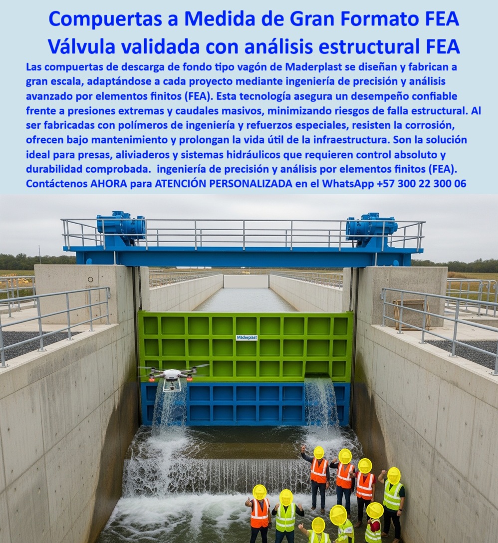 Compuerta Compuerta De Vagón Descarga De Fondo Aliviadero Presa Maderplast 0 Instalación de compuertas plásticas, - Compuertas de gran formato hechas a medida, - Cálculo Análisis de elementos finitos (FEA) en compuertas, PP Compuerta Compuerta De Vagón Descarga De Fondo Aliviadero Presa Maderplast 0 Instalación de compuertas plásticas Compuertas de gran formato hechas a medida Cálculo Análisis de elementos finitos FEA en compuertas PP 0 Compuerta Compuerta De Vagón Descarga De Fondo Aliviadero Presa Maderplast 0 Instalación de compuertas plásticas, - Compuertas de gran formato hechas a medida, - Cálculo Análisis de elementos finitos (FEA) en compuertas, PP