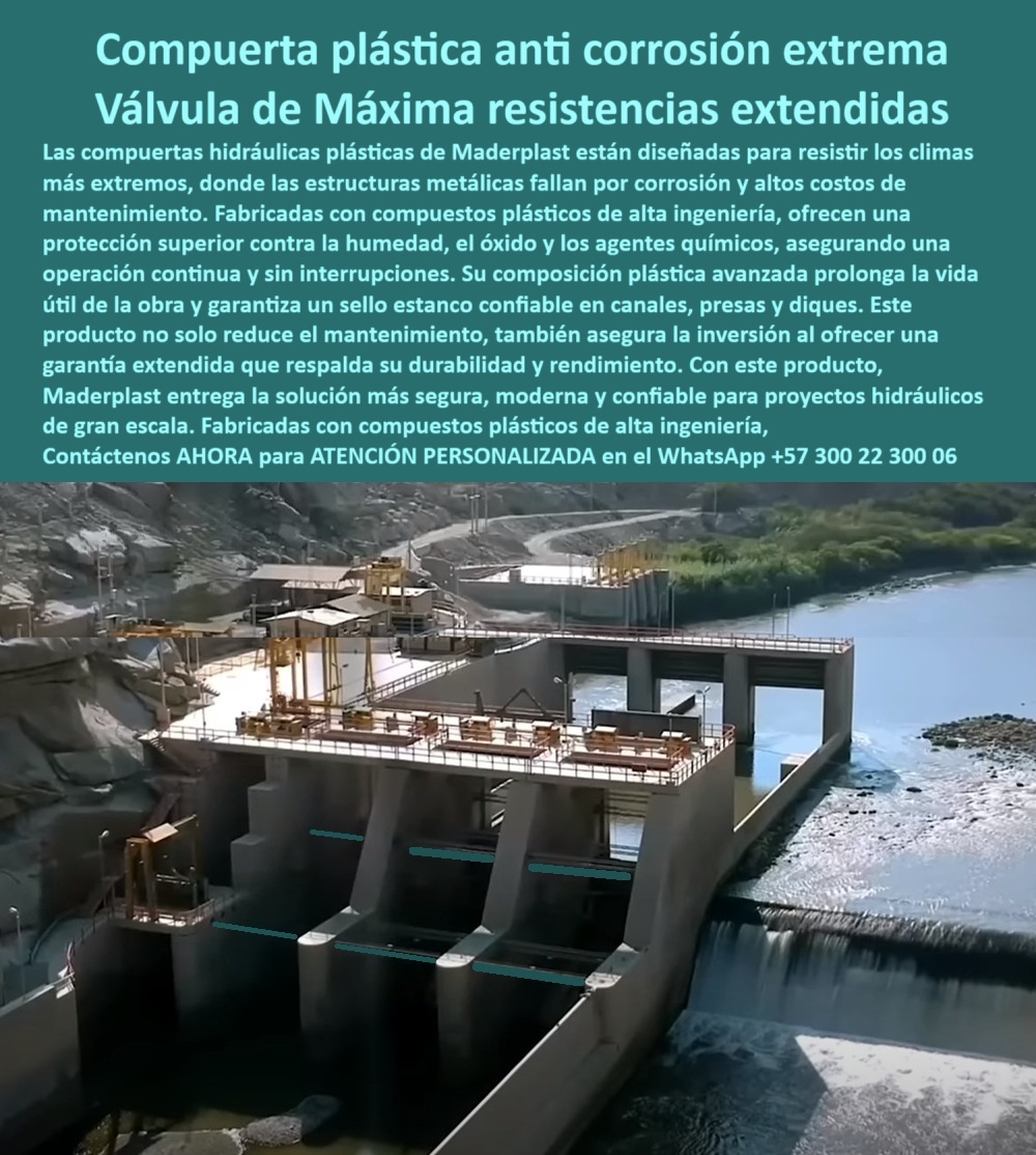 Compuerta Hidráulica Anti Corrosión Estanco de Control de Caudales Maderplast 0 compuerta plástica anticorrosión para climas extremos, - compuerta plástica anticorrosión con garantía extendida, - compuerta hidráulica canal Compuerta Hidráulica Anti Corrosión Estanco de Control de Caudales Maderplast 0 compuerta plástica anticorrosión para climas extremos compuerta plástica anticorrosión con garantía extendida compuerta hidráulica canal 0 Compuerta Hidráulica Anti Corrosión Estanco de Control de Caudales Maderplast 0 compuerta plástica anticorrosión para climas extremos, - compuerta plástica anticorrosión con garantía extendida, - compuerta hidráulica canal