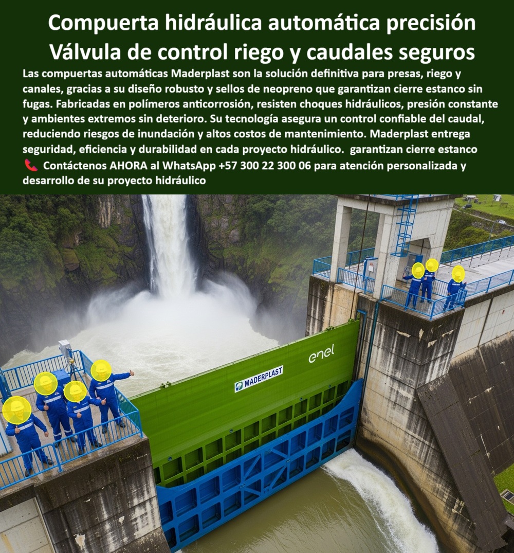 Compuerta Radial Y Deslizante Presa Resistente A Choque Hidráulico Maderplast 0 Compuertas automáticas para riego, - Control de flujo en canales de riego, - Sellos de neopreno para compuertas, - Desafíos en la construcción Compuerta Radial Y Deslizante Presa Resistente A Choque Hidráulico Maderplast 0 Compuertas automáticas para riego Control de flujo en canales de riego Sellos de neopreno para compuertas Desafíos en la construcción 0 Compuerta Radial Y Deslizante Presa Resistente A Choque Hidráulico Maderplast 0 Compuertas automáticas para riego, - Control de flujo en canales de riego, - Sellos de neopreno para compuertas, - Desafíos en la construcción