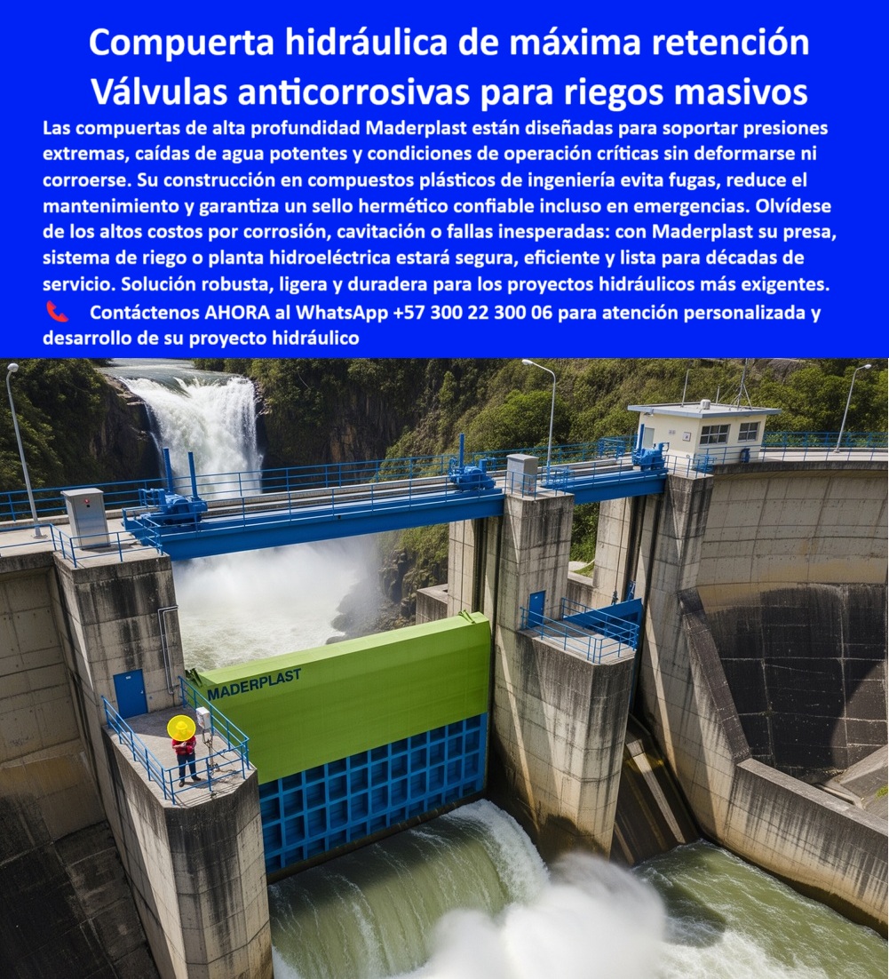 Compuertas Hidráulicas Para Presas Alta Profundidad Y Retención PHC Maderplast 0 presas de alta profundidad y retención, - compuerta anticorrosiva para sistemas de riego masivo, compuerta de cierre rápido para contingencias Compuertas Hidráulicas Para Presas Alta Profundidad Y Retención PHC Maderplast 0 presas de alta profundidad y retención compuerta anticorrosiva para sistemas de riego masivo compuerta de cierre rápido para contingencias 0 Compuertas Hidráulicas Para Presas Alta Profundidad Y Retención PHC Maderplast 0 presas de alta profundidad y retención, - compuerta anticorrosiva para sistemas de riego masivo, compuerta de cierre rápido para contingencias