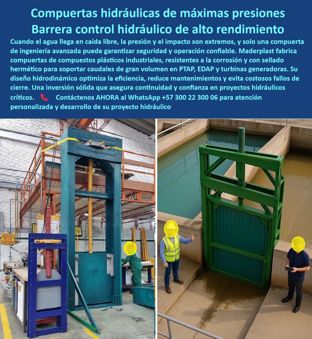 Compuertas hidráulicas de alta caída compuertas de alto desempeño Maderplast 0 compuerta de compuestos plásticos de ingeniería compuerta industrial para turbina generadora compuertas para optimizar generación en cañón 0 Compuertas hidráulicas de alta caída compuertas de alto desempeño Maderplast 0 compuerta de compuestos plásticos de ingeniería compuerta industrial para turbina generadora compuertas para optimizar generación en cañón 0 Compuertas hidráulicas de alta caída compuertas de alto desempeño Maderplast 0 compuerta de compuestos plásticos de ingeniería compuerta industrial para turbina generadora compuertas para optimizar generación en cañón 0