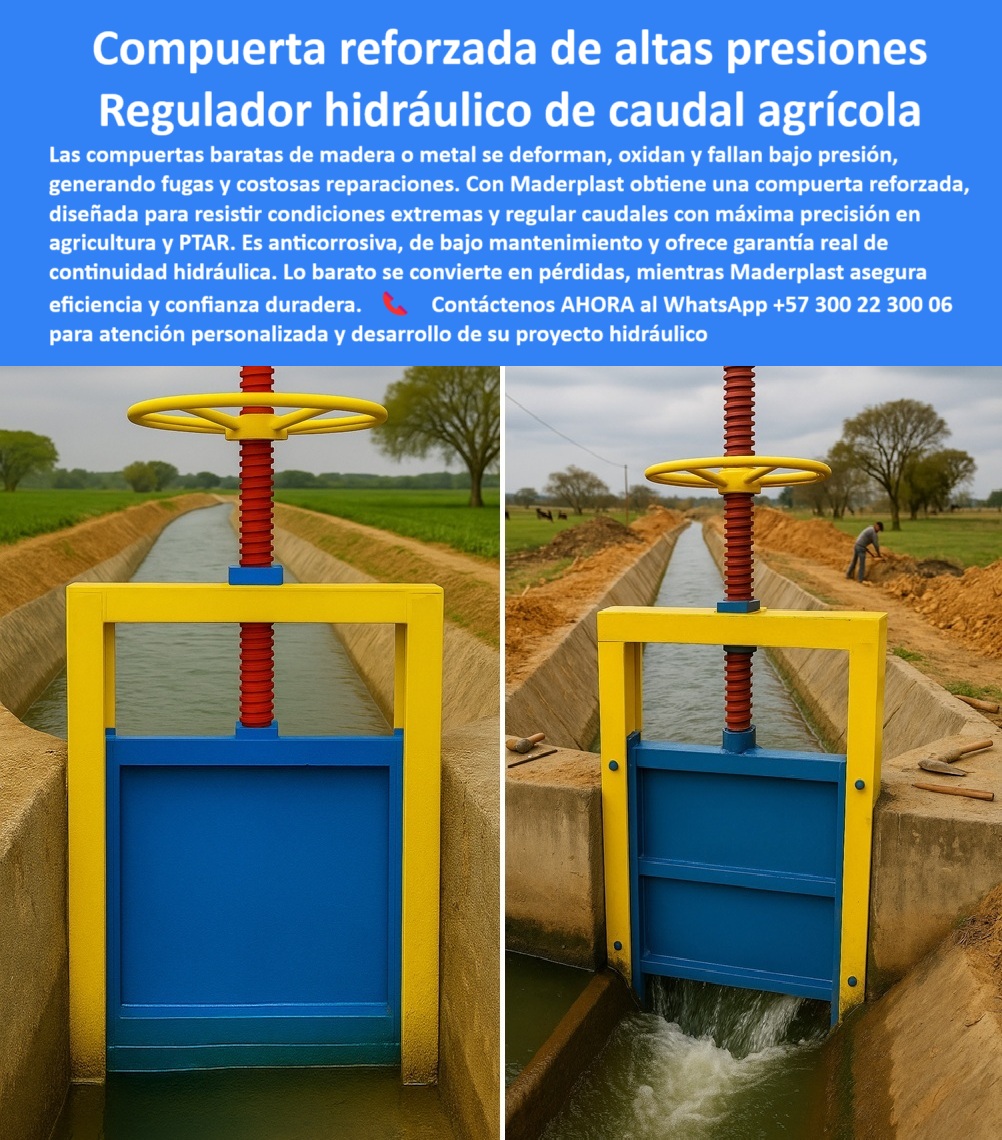 Compuertas para Canales de Riego Control de Caudales compuerta Maderplast 0 compuerta para regulación precisa de caudales en agricultura, - compuerta reforzada para condiciones de alta presión, - compuerta hidráulica Ptar 0 Compuertas para Canales de Riego Control de Caudales compuerta Maderplast 0 compuerta para regulación precisa de caudales en agricultura compuerta reforzada para condiciones de alta presión compuerta hidráulica Ptar 0 Compuertas para Canales de Riego Control de Caudales compuerta Maderplast 0 compuerta para regulación precisa de caudales en agricultura, - compuerta reforzada para condiciones de alta presión, - compuerta hidráulica Ptar 0