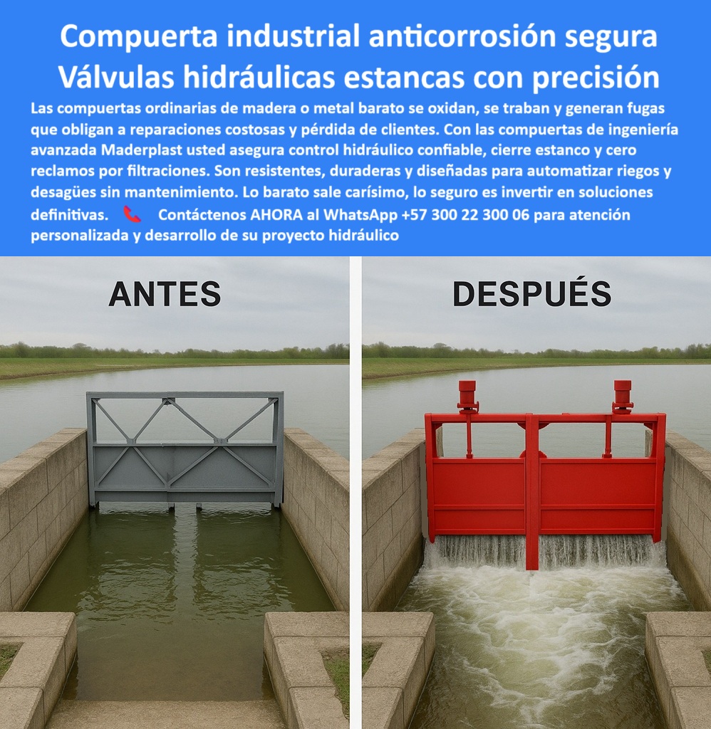 Compuertas para Canales de Riego compuerta Control de Caudales Maderplast 0 compuerta industrial para control de inundaciones, - compuerta automatizada para canales de riego y desagüe, compuerta de cierre estanco Ptar Ptap Compuertas para Canales de Riego compuerta Control de Caudales Maderplast 0 compuerta industrial para control de inundaciones compuerta automatizada para canales de riego y desagüe compuerta de cierre estanco Ptar Ptap 0 Compuertas para Canales de Riego compuerta Control de Caudales Maderplast 0 compuerta industrial para control de inundaciones, - compuerta automatizada para canales de riego y desagüe, compuerta de cierre estanco Ptar Ptap