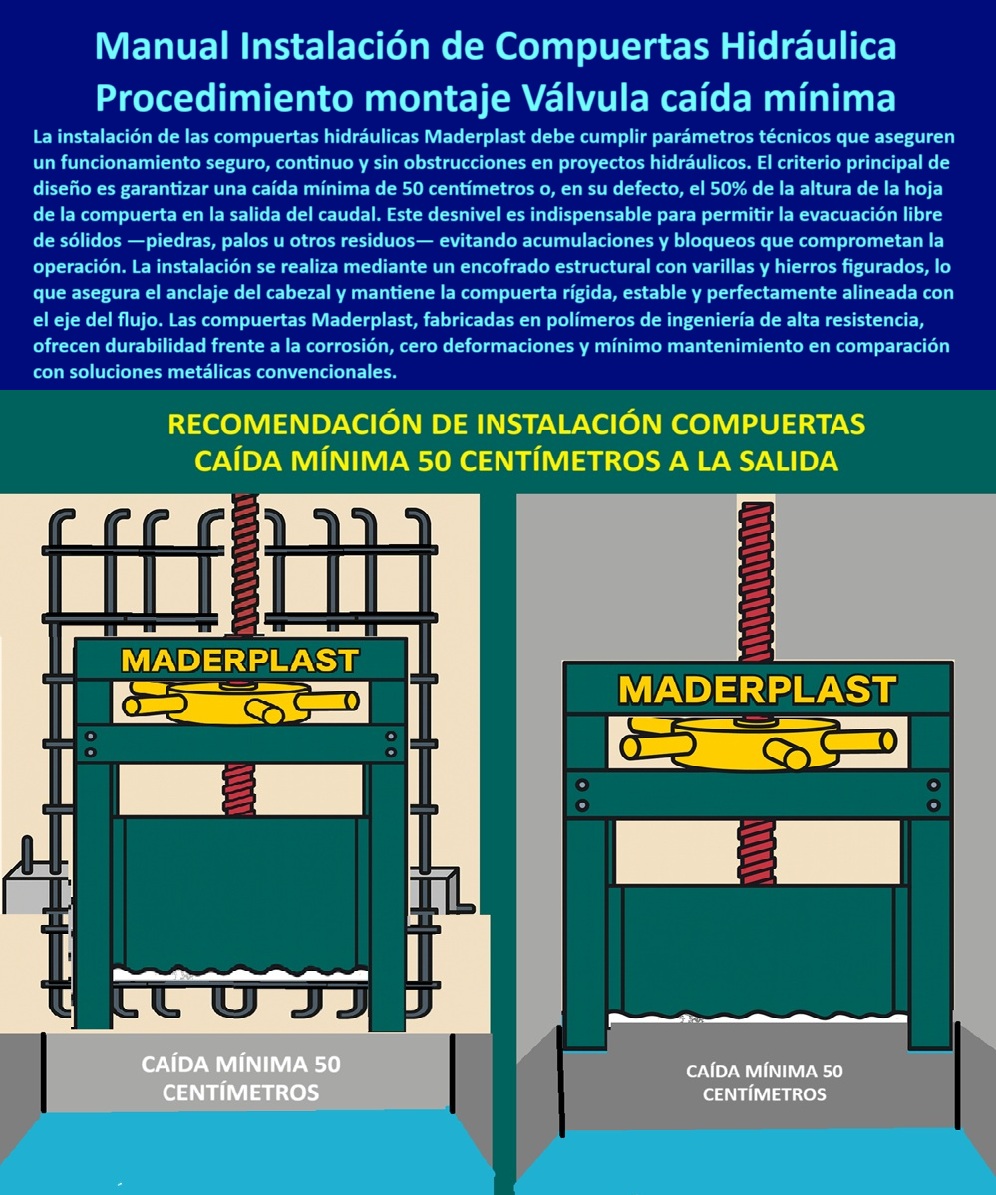 Cómo Instalar Correctamente una Compuerta PCH Maderplast 0 Guía práctica Compuerta Manual de Instalación de Compuertas Hidráulicas. Procedimiento montaje Válvula con caída mínima, La instalación de las compuertas PP Cómo Instalar Correctamente una Compuerta PCH Maderplast 0 Guía práctica Compuerta Manual de Instalación de Compuertas Hidráulicas. Procedimiento montaje Válvula con caída mínima La instalación de las compuertas PP 0 Cómo Instalar Correctamente una Compuerta PCH Maderplast 0 Guía práctica Compuerta Manual de Instalación de Compuertas Hidráulicas. Procedimiento montaje Válvula con caída mínima, La instalación de las compuertas PP
