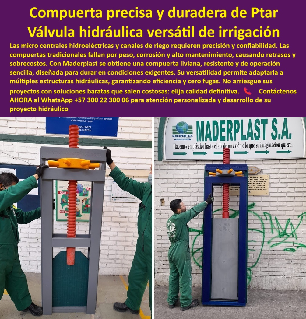 Diseño Compuertas fábrica de compuerta catalogo brochur compuerta Maderplast 0 compuerta de precisión para micro centrales hidroeléctricas, - compuerta versátil para canales de irrigación, compuerta liviana y duradera Ptar Diseño Compuertas fábrica de compuerta catalogo brochur compuerta Maderplast 0 compuerta de precisión para micro centrales hidroeléctricas compuerta versátil para canales de irrigación compuerta liviana y duradera Ptar 0 Diseño Compuertas fábrica de compuerta catalogo brochur compuerta Maderplast 0 compuerta de precisión para micro centrales hidroeléctricas, - compuerta versátil para canales de irrigación, compuerta liviana y duradera Ptar