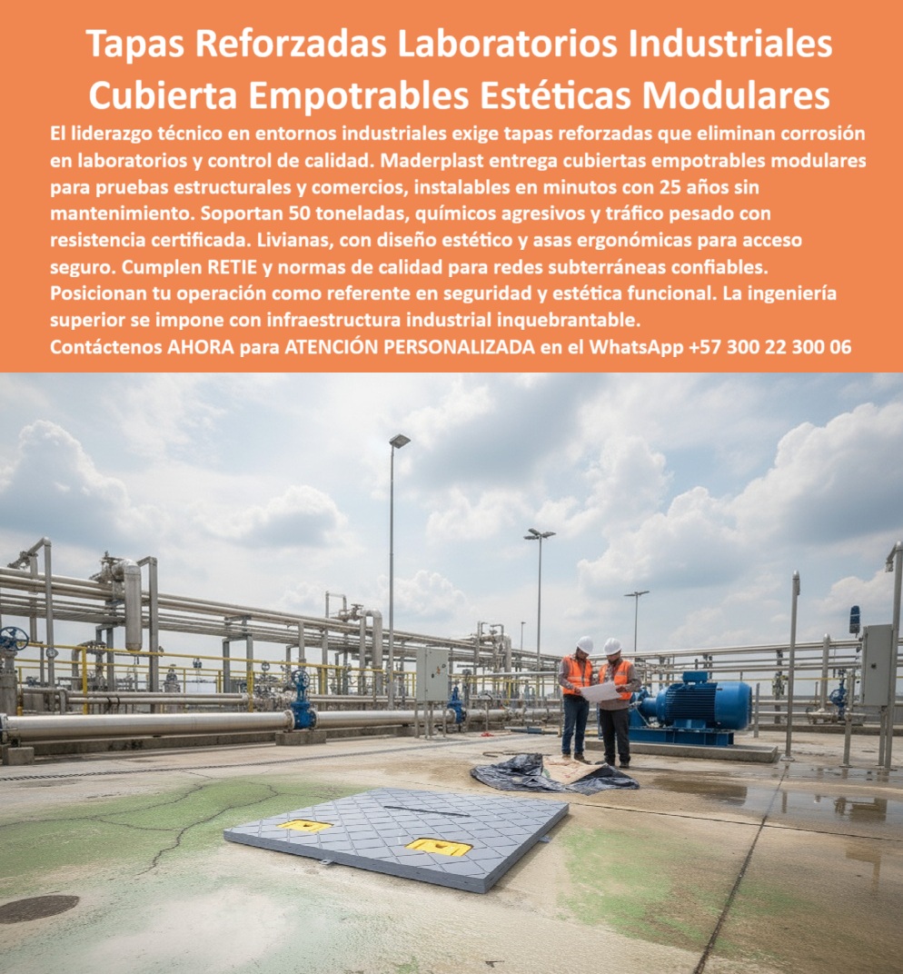 Fábrica Tapas industriales Tapa Industrial Reforzada Maderplast 0 Tapa reforzada para Entornos industriales Ideal para laboratorios control de calidad y pruebas estructurales Cubiertas empotrables para comercios Resistentes seguras y estéticas 0 Fábrica Tapas industriales Tapa Industrial Reforzada Maderplast 0 Tapa reforzada para Entornos industriales Ideal para laboratorios control de calidad y pruebas estructurales Cubiertas empotrables para comercios Resistentes seguras y estéticas 0