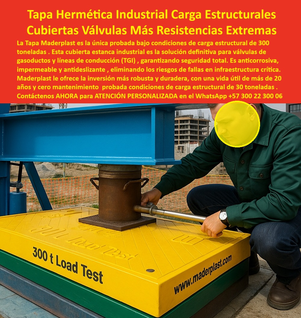 Tapa Hermética Gasoductos Cubierta Válvula Gasoducto Maderplast 0 Cubierta estanca industrial antideslizante cajas de inspección sistemas de gas y líneas de conducción - resistente impermeable y segura Tapa Estanca Industrial Líneas de Gas y TGI Tapa Hermética Gasoductos Cubierta Válvula Gasoducto Maderplast 0 Cubierta estanca industrial antideslizante cajas de inspección sistemas de gas y líneas de conducción resistente impermeable y segura Tapa Estanca Industrial Líneas de Gas y TGI